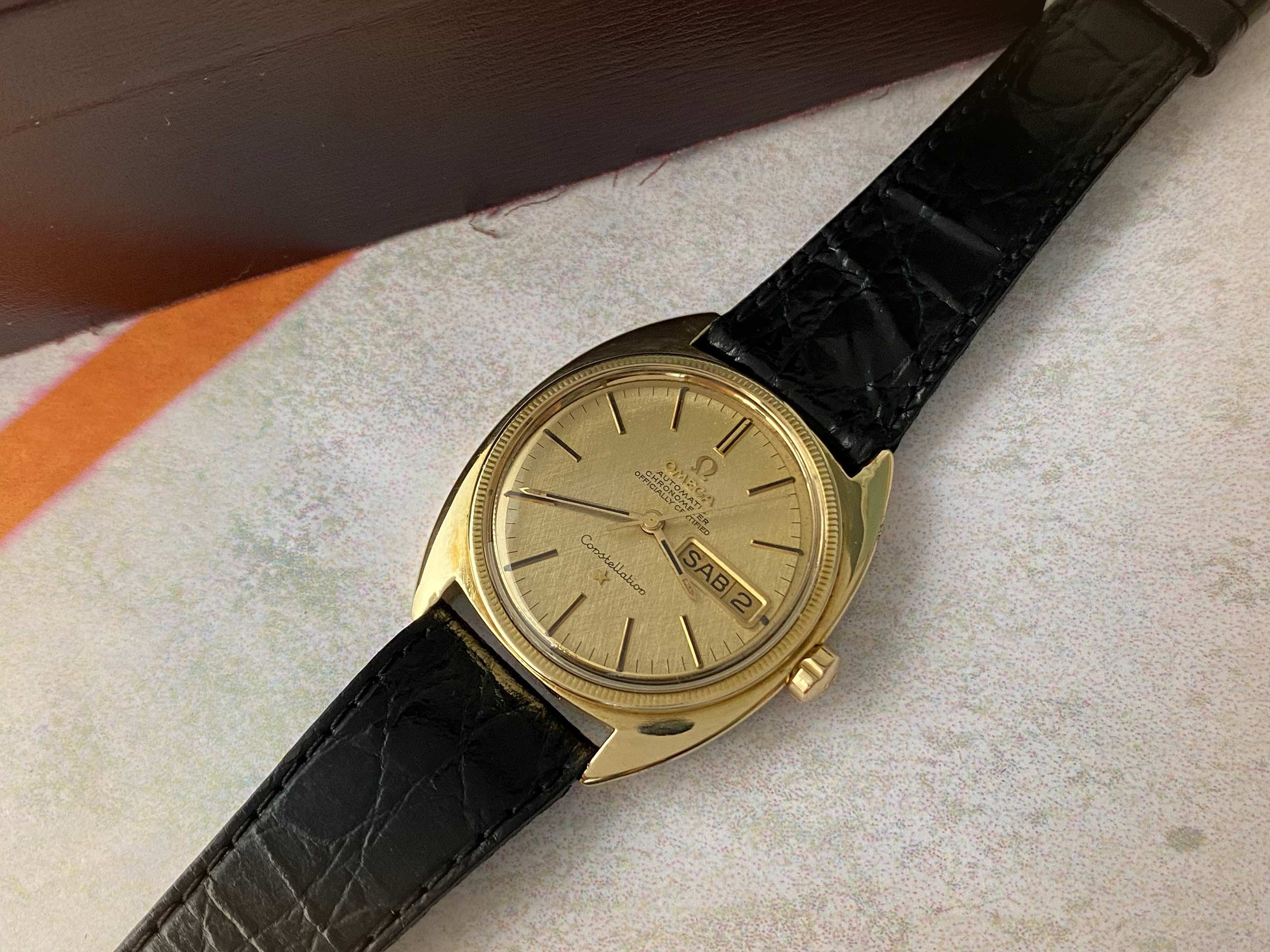 OMEGA CONSTELLATION Chronometer Officially Certified Vintage swiss automatic watch Cal. 751 Ref. 168.029 *** WITH BOX ***