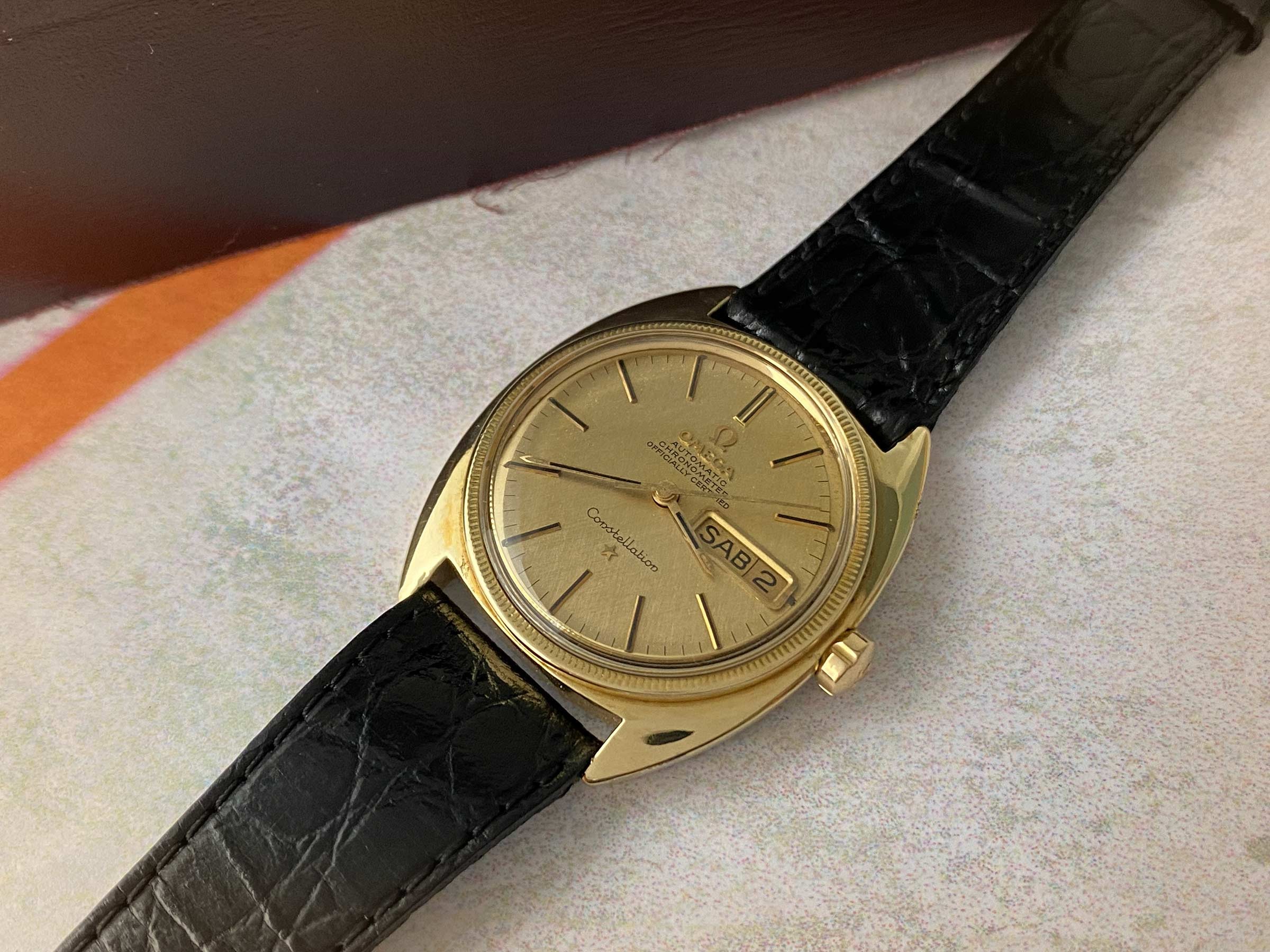 OMEGA CONSTELLATION Chronometer Officially Certified Vintage swiss automatic watch Cal. 751 Ref. 168.029 *** WITH BOX ***