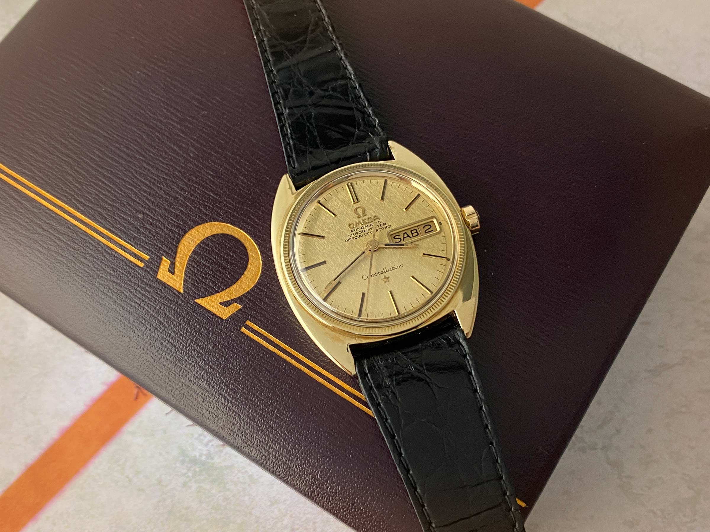 OMEGA CONSTELLATION Chronometer Officially Certified Vintage swiss automatic watch Cal. 751 Ref. 168.029 *** WITH BOX ***