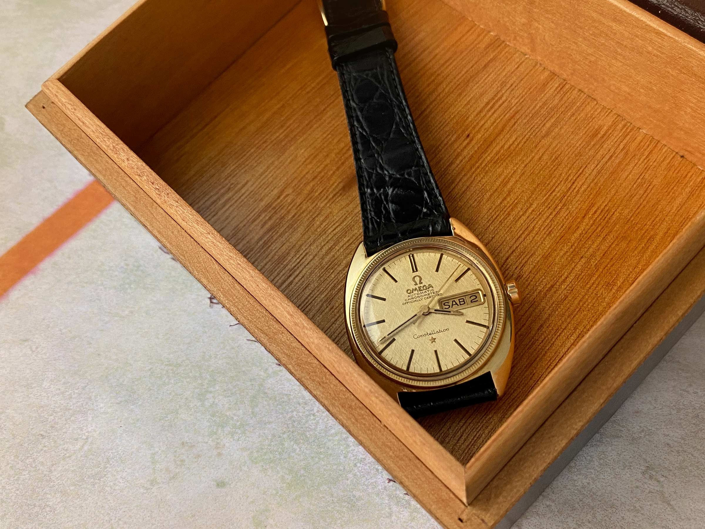 OMEGA CONSTELLATION Chronometer Officially Certified Vintage swiss automatic watch Cal. 751 Ref. 168.029 *** WITH BOX ***