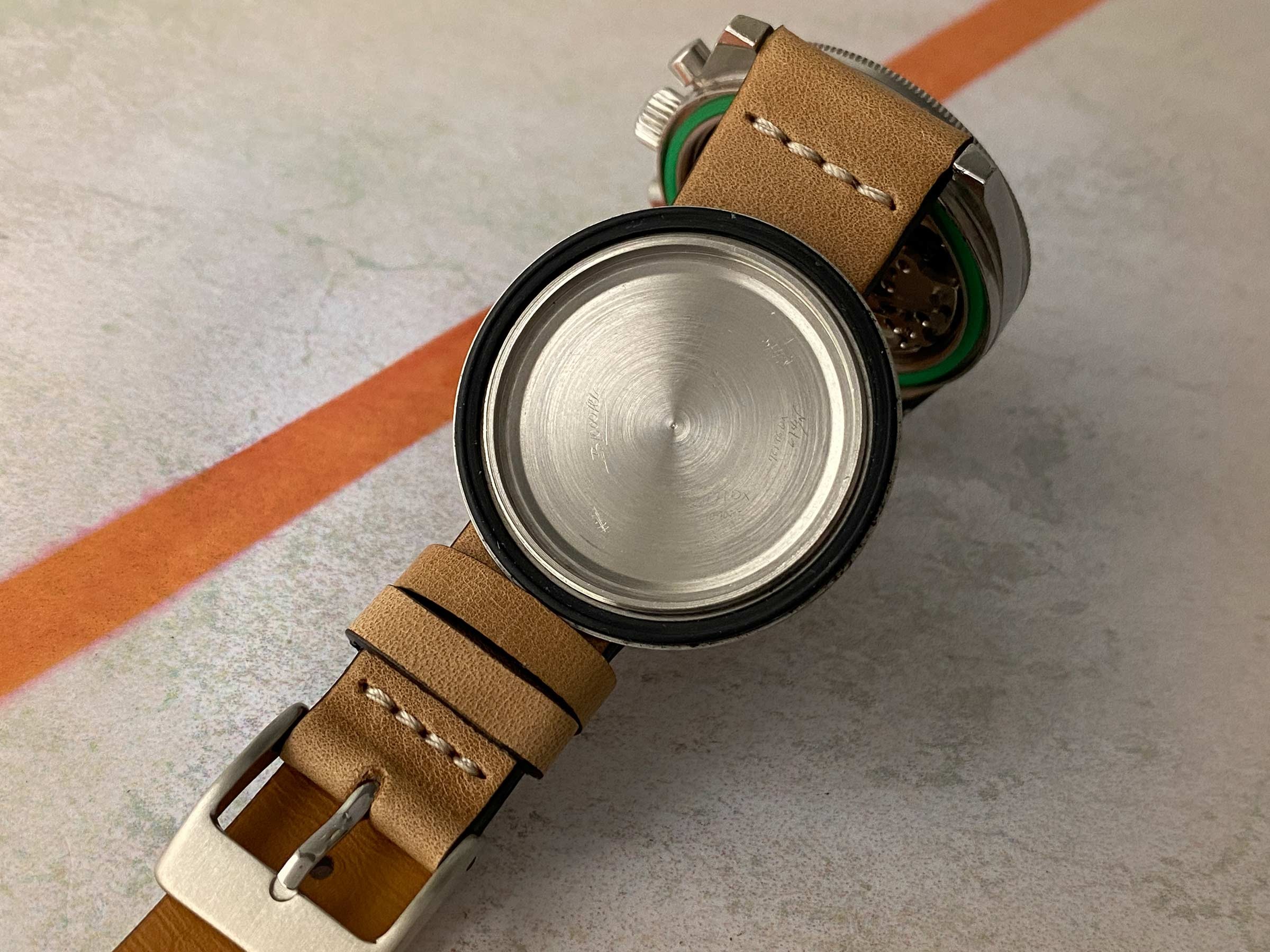 DUWARD AQUASTAR DEEPSTAR MK2 Vintage swiss hand winding watch Ref. 92 Cal. Valjoux 92. ICONIC *** TROPICALIZED DIAL ***