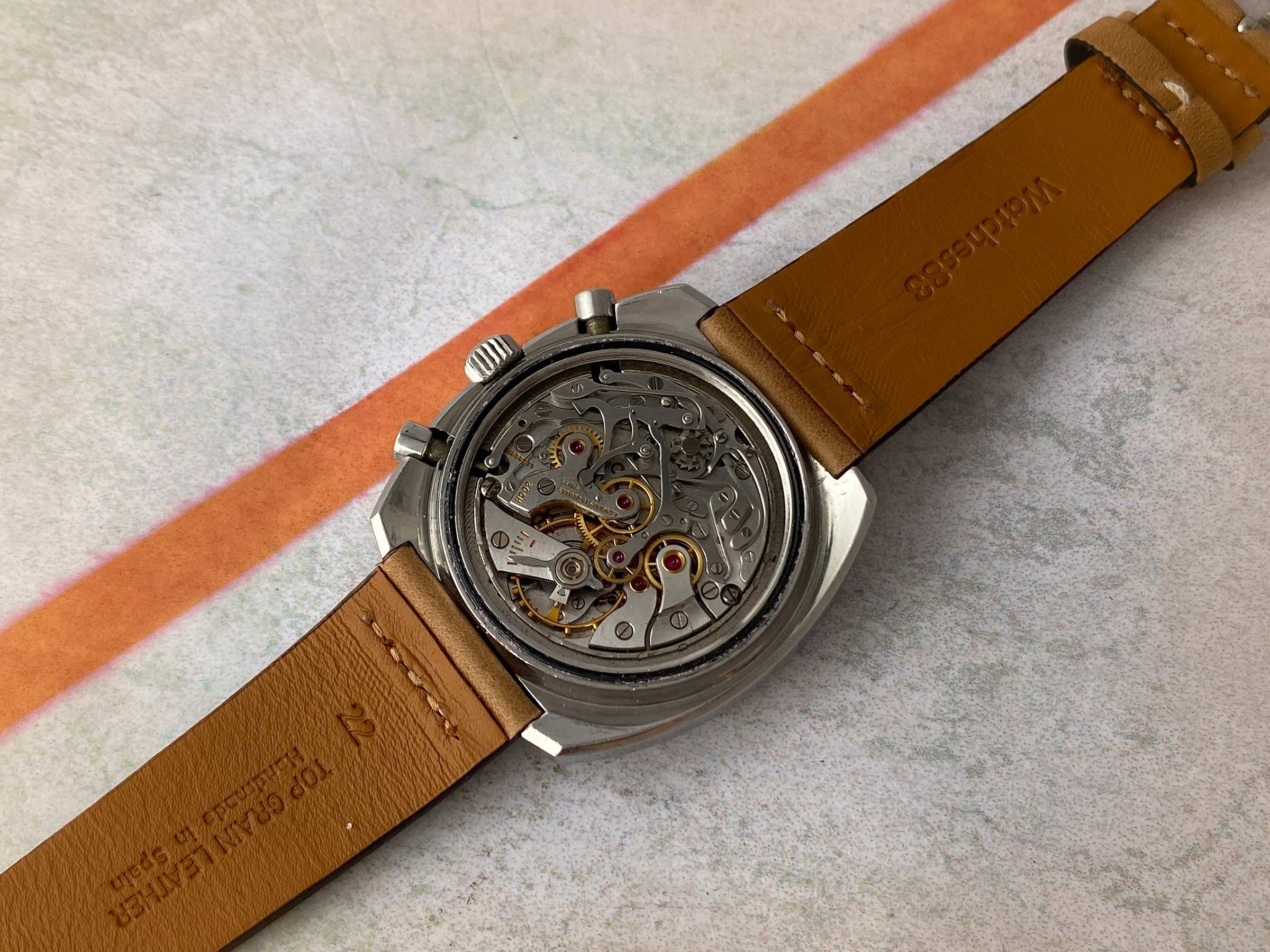 LONGINES NONIUS Vintage swiss hand winding chronograph watch Cal. 30CH Ref. 8225-2. GIANT *** COLLECTORS ***