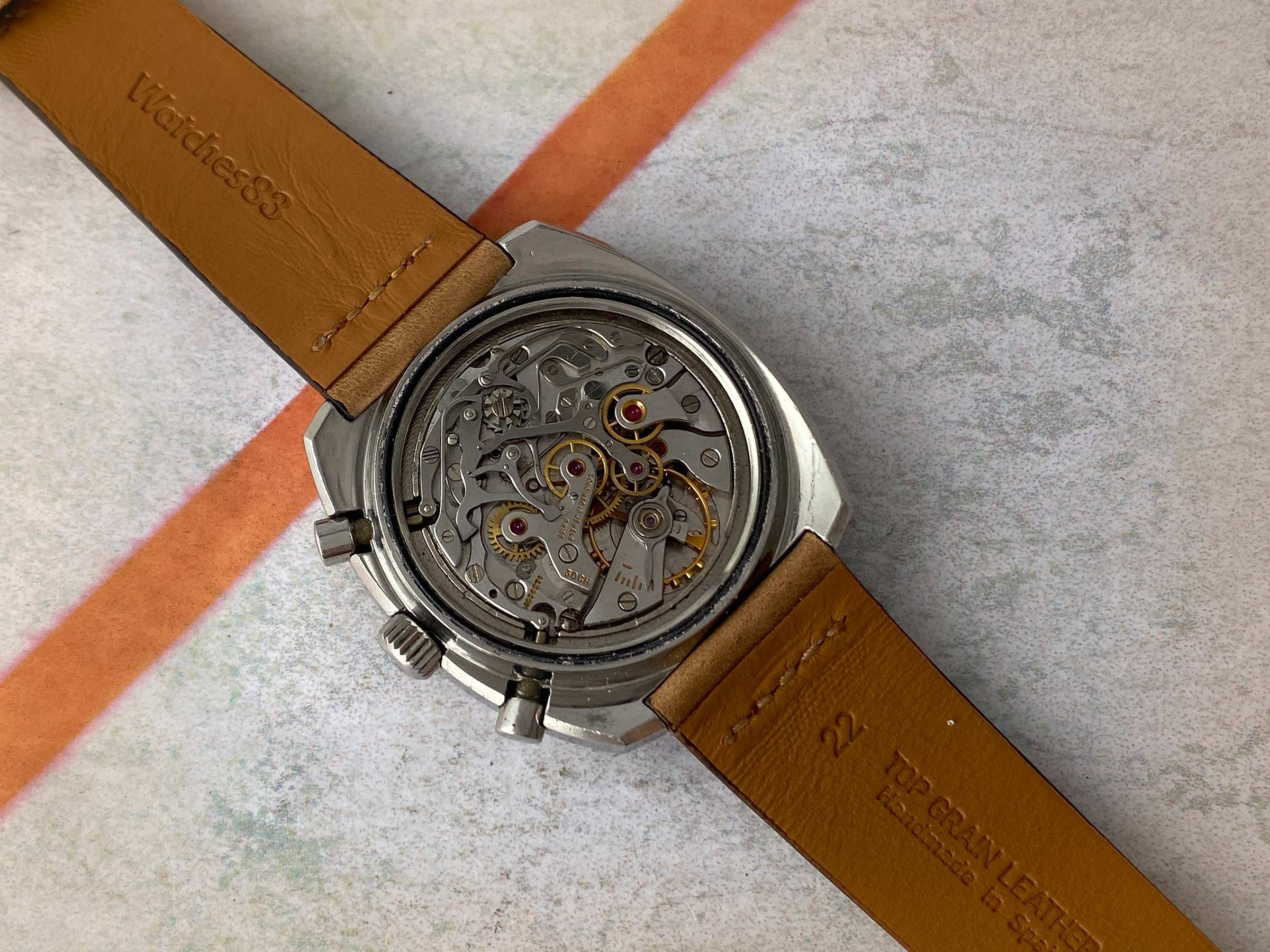 LONGINES NONIUS Vintage swiss hand winding chronograph watch Cal. 30CH Ref. 8225-2. GIANT *** COLLECTORS ***
