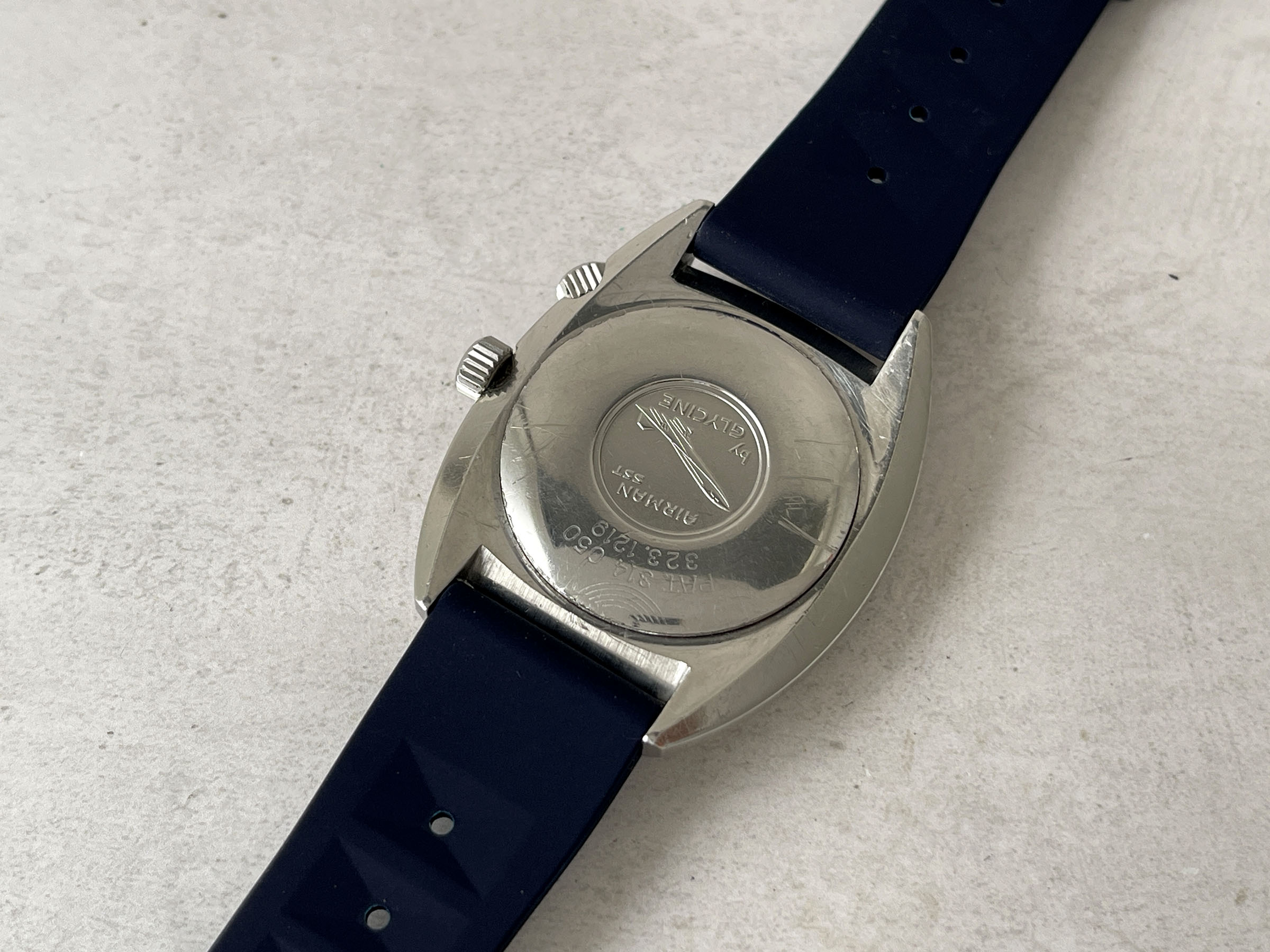 GLYCINE SPORT AIRMAN SST SPORT - Reloj suizo vintage automático Calibre AS 1902/03 Referencia 323.1219 - PAT. 314 050 - JUMBO *** ESPECTACULAR ***