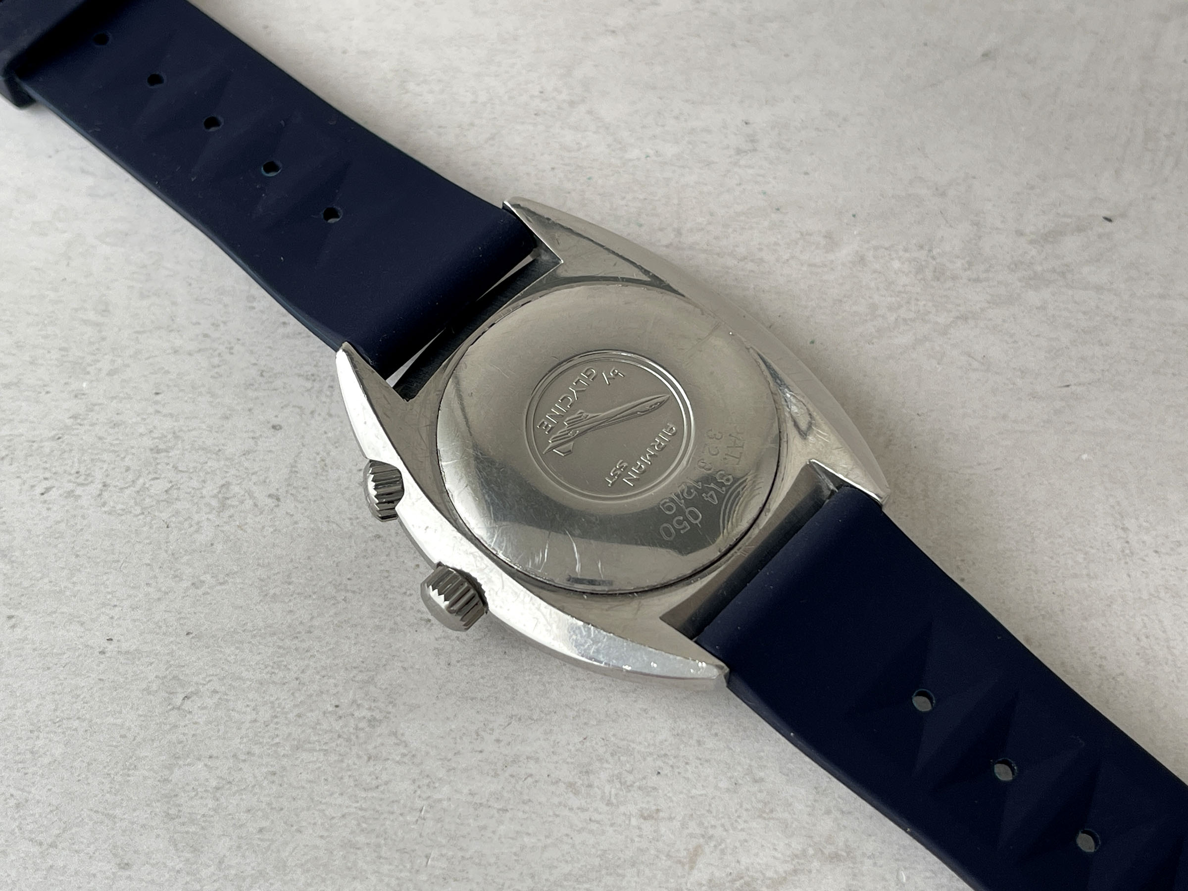 GLYCINE SPORT AIRMAN SST SPORT - Reloj suizo vintage automático Calibre AS 1902/03 Referencia 323.1219 - PAT. 314 050 - JUMBO *** ESPECTACULAR ***