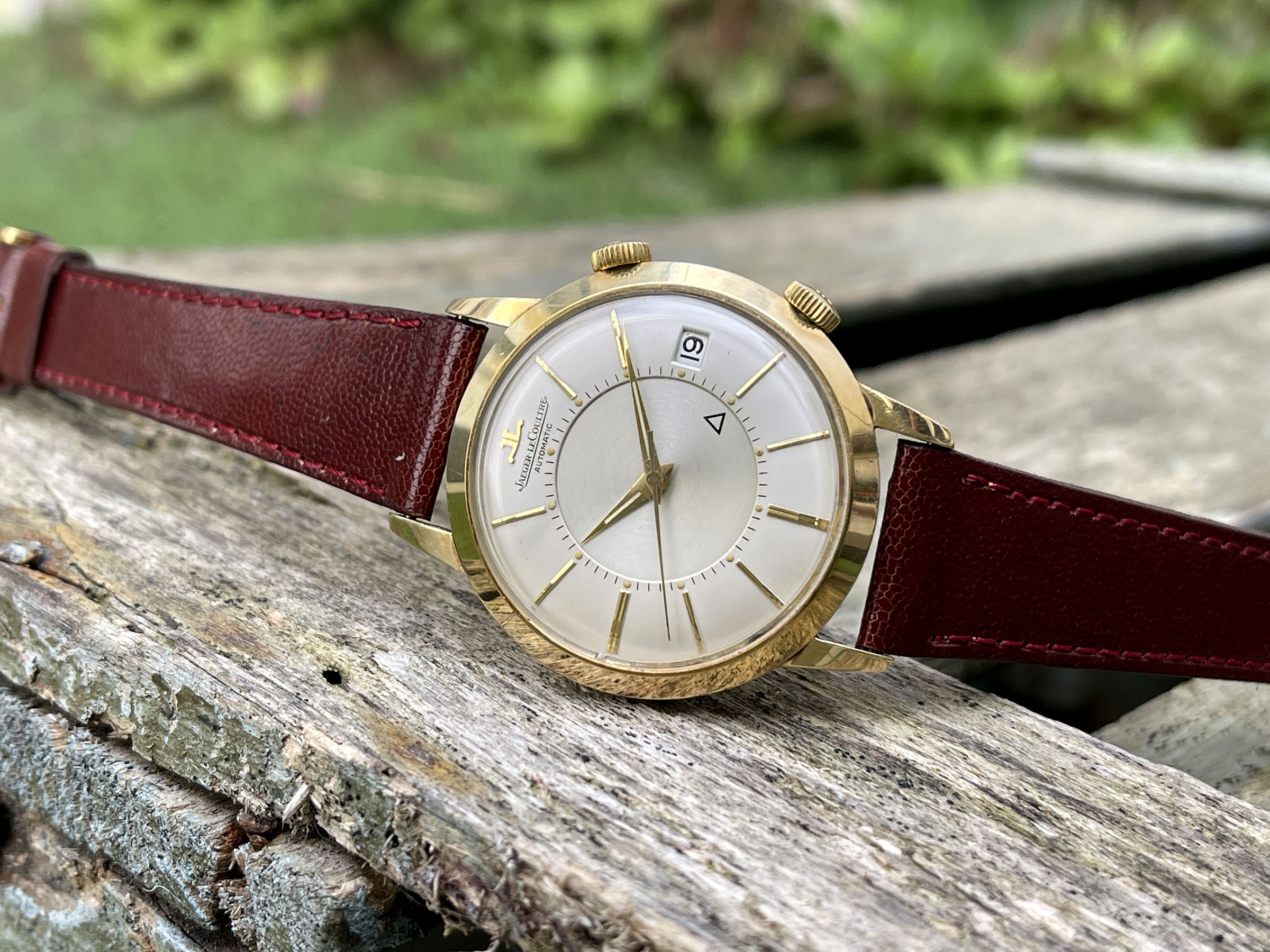 JAEGER LECOULTRE MEMOVOX AUTOMATIC 1965 (circa) - Swiss vintage automatic hammer alarm watch Cal. K825 - JUMBO *** SPECTACULAR CONDITION ***