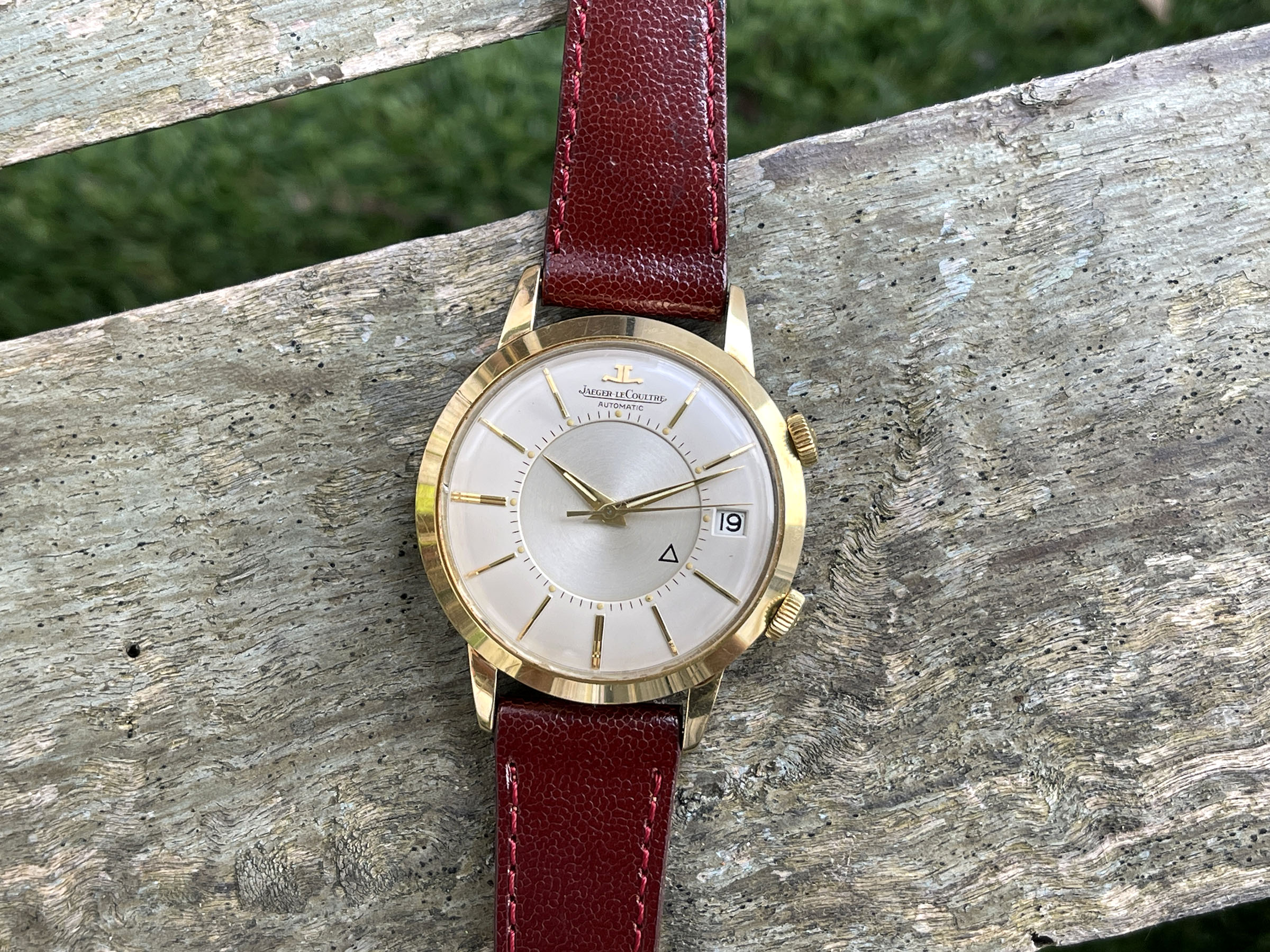 JAEGER LECOULTRE MEMOVOX AUTOMATIC 1965 (circa) - Swiss vintage automatic hammer alarm watch Cal. K825 - JUMBO *** SPECTACULAR CONDITION ***