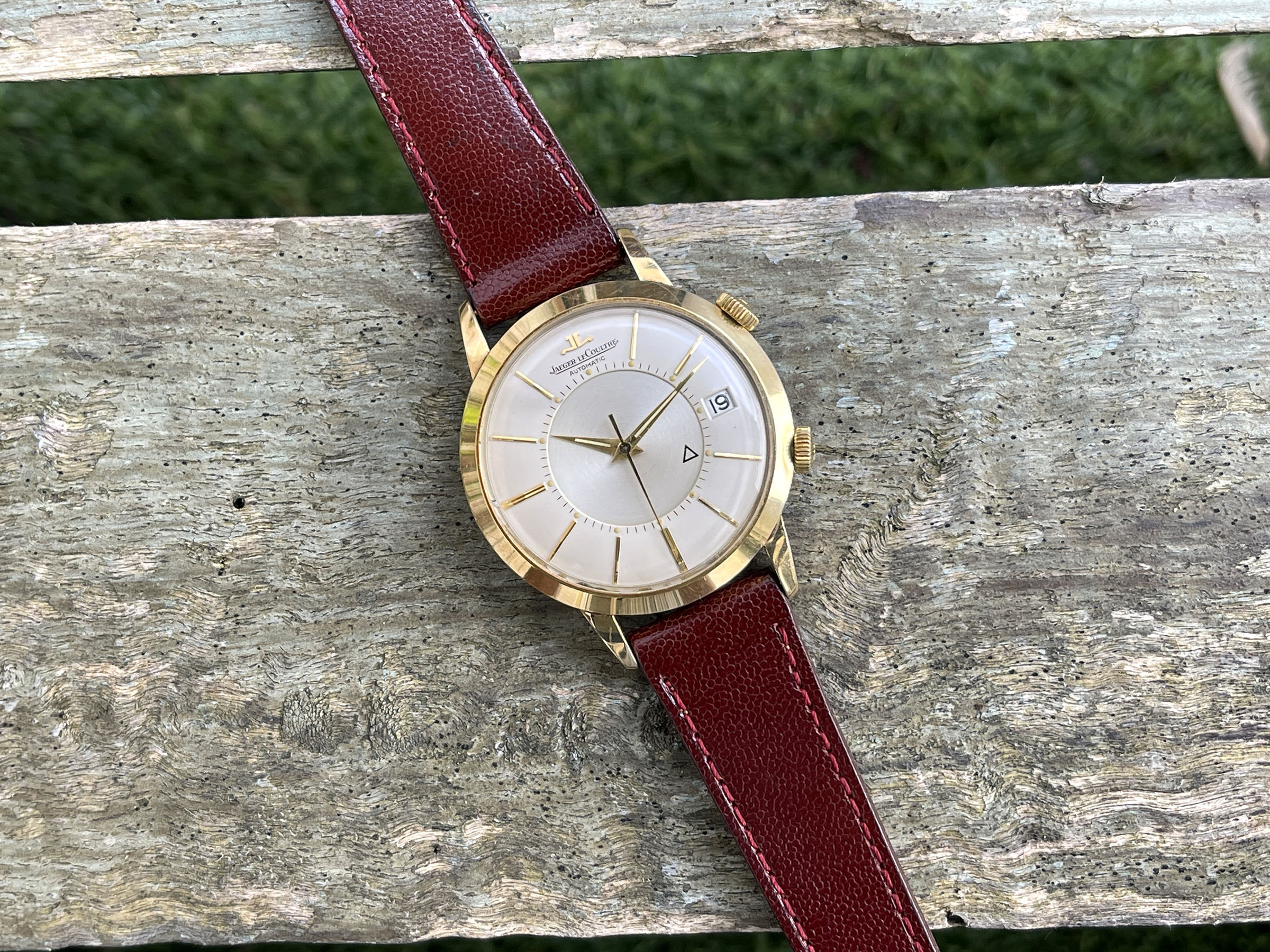 JAEGER LECOULTRE MEMOVOX AUTOMATIC 1965 (circa) - Swiss vintage automatic hammer alarm watch Cal. K825 - JUMBO *** SPECTACULAR CONDITION ***