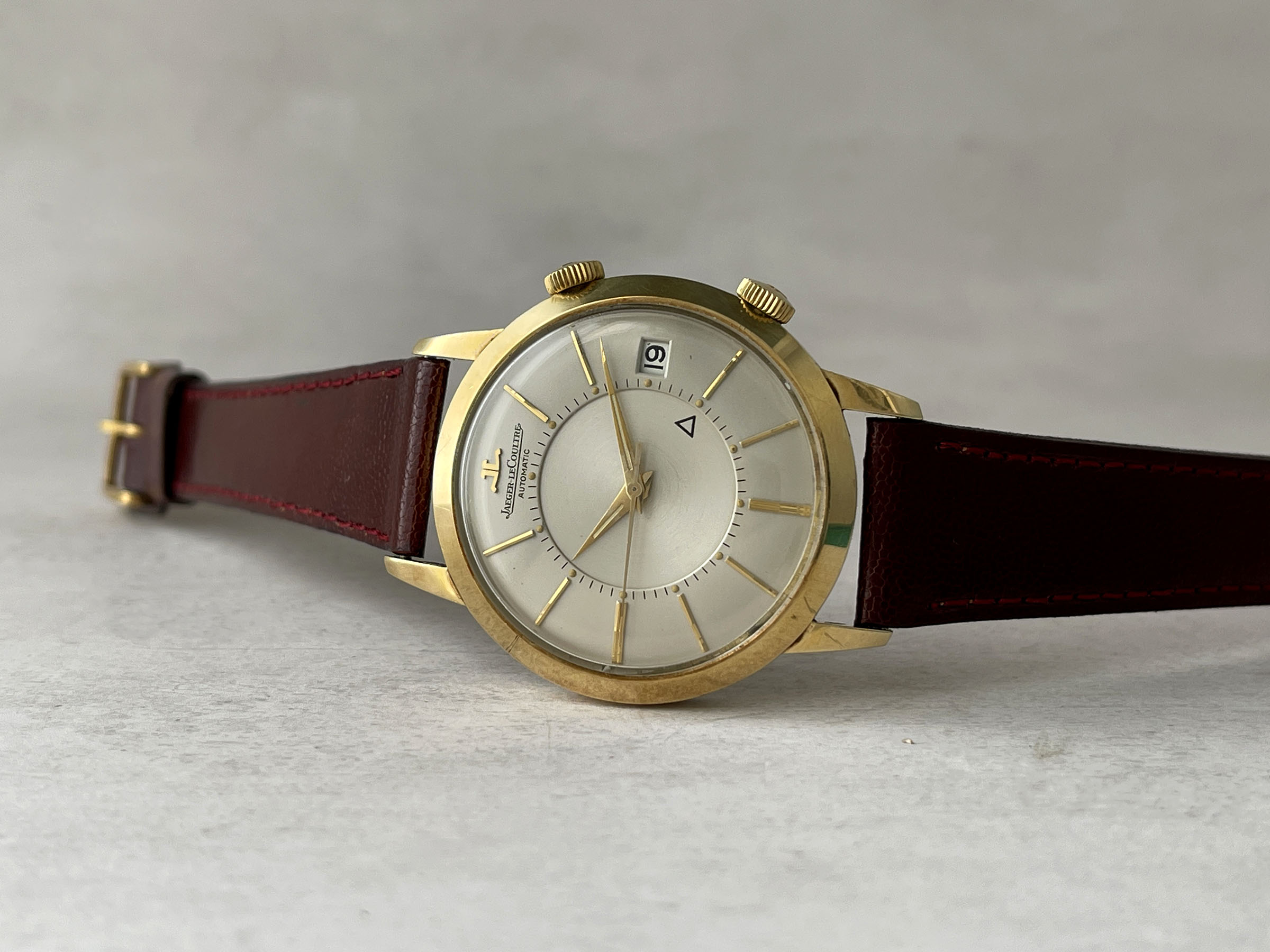 JAEGER LECOULTRE MEMOVOX AUTOMATIC 1965 (circa) - Swiss vintage automatic hammer alarm watch Cal. K825 - JUMBO *** SPECTACULAR CONDITION ***