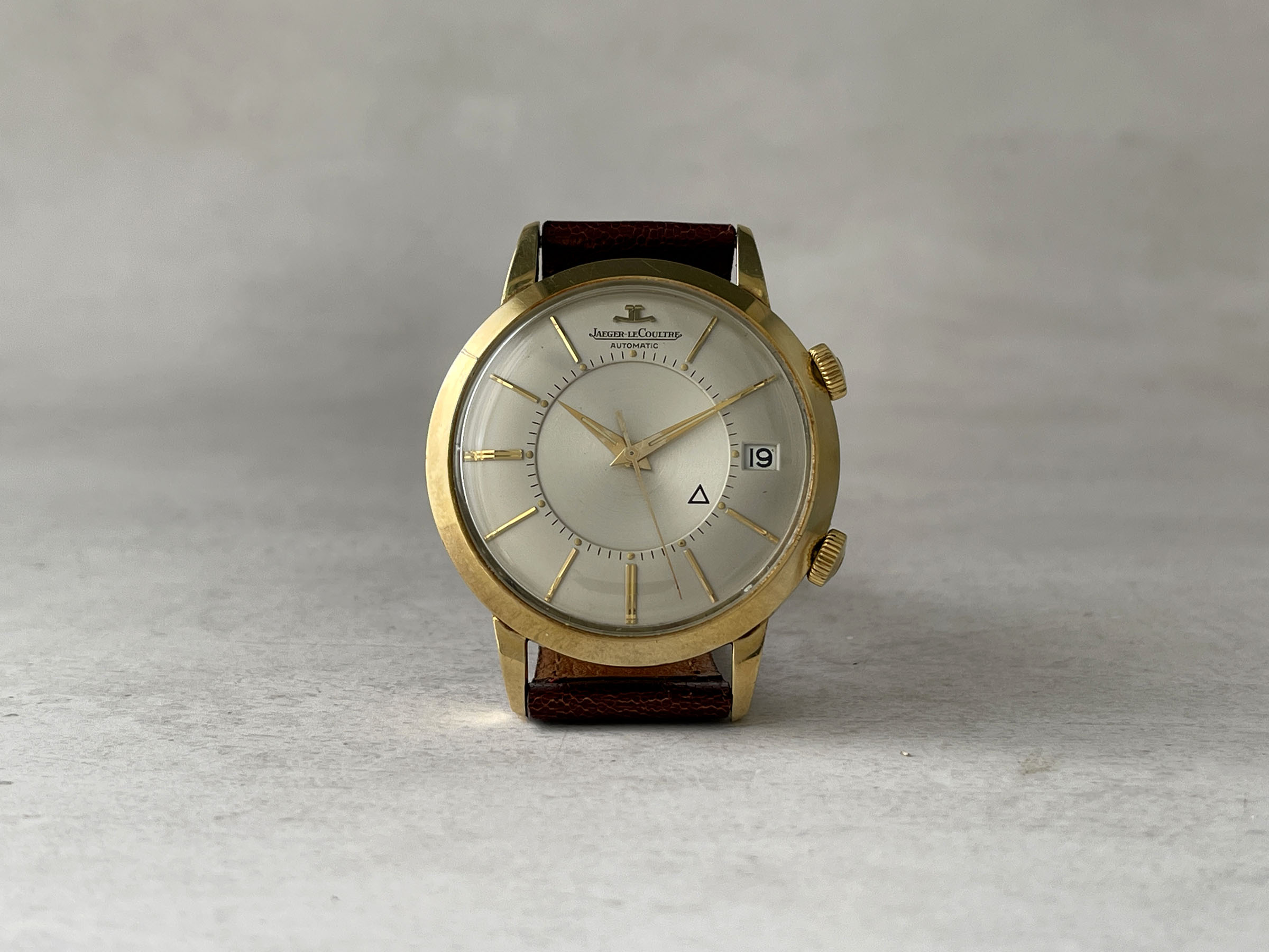 JAEGER LECOULTRE MEMOVOX AUTOMATIC 1965 (circa) - Swiss vintage automatic hammer alarm watch Cal. K825 - JUMBO *** SPECTACULAR CONDITION ***