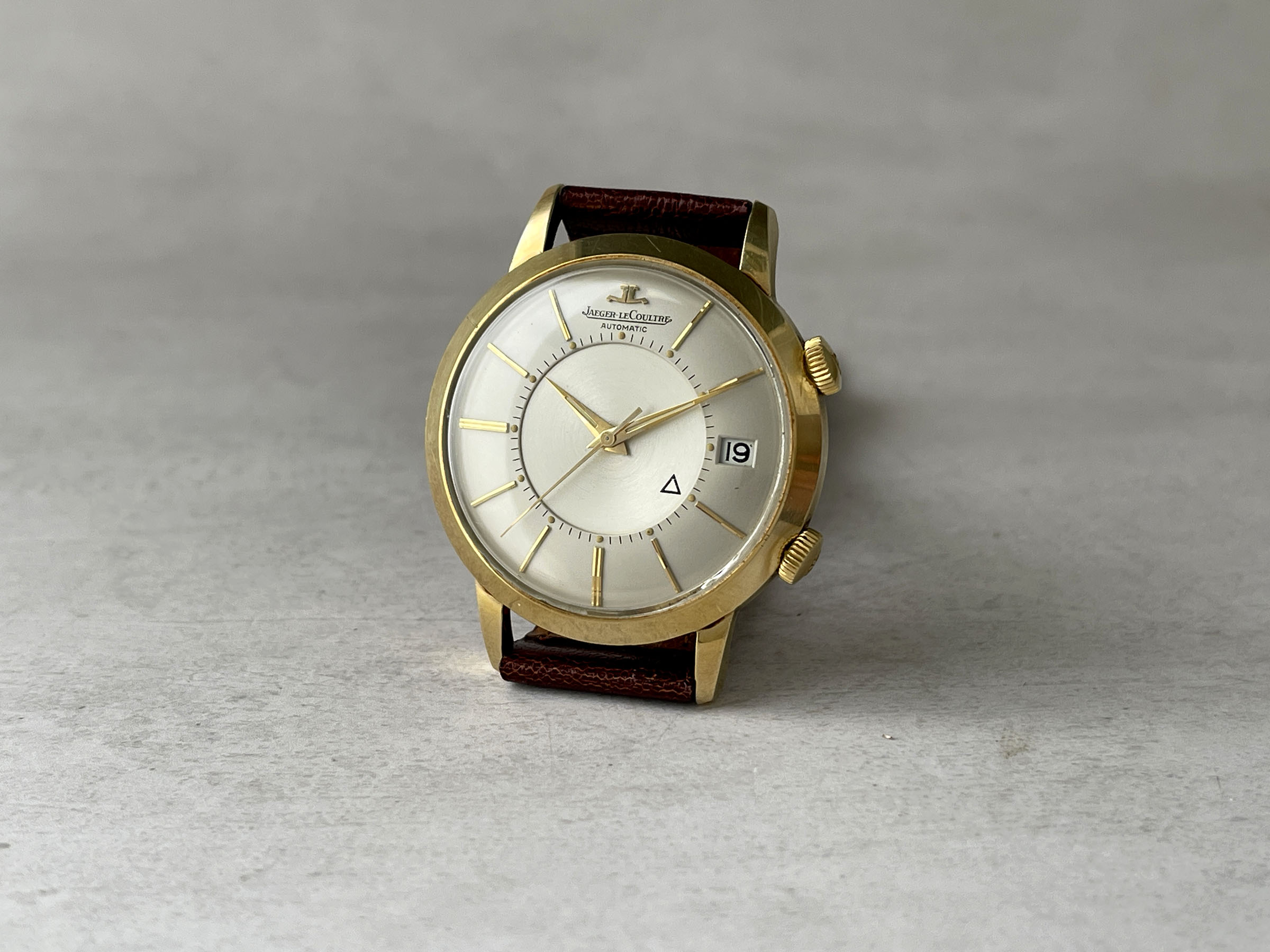 JAEGER LECOULTRE MEMOVOX AUTOMATIC 1965 (circa) - Swiss vintage automatic hammer alarm watch Cal. K825 - JUMBO *** SPECTACULAR CONDITION ***