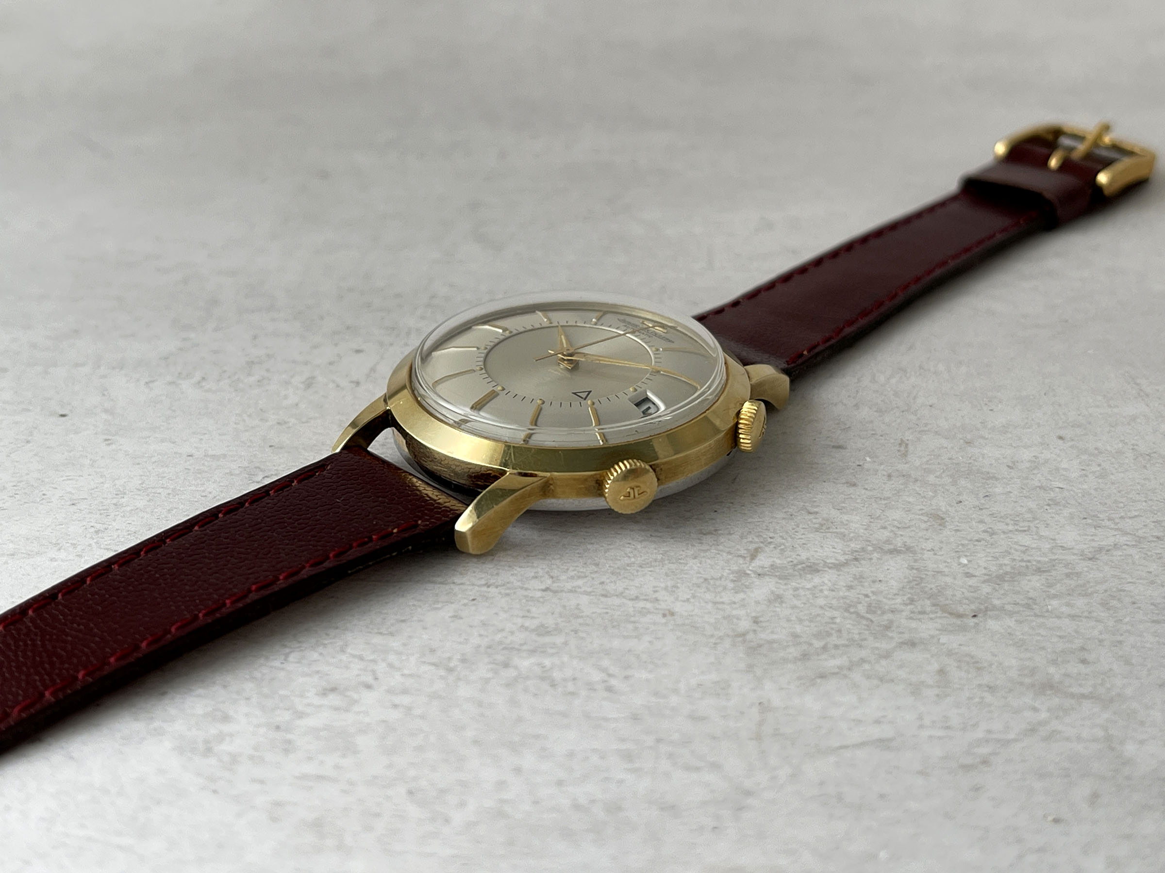 JAEGER LECOULTRE MEMOVOX AUTOMATIC 1965 (circa) - Swiss vintage automatic hammer alarm watch Cal. K825 - JUMBO *** SPECTACULAR CONDITION ***