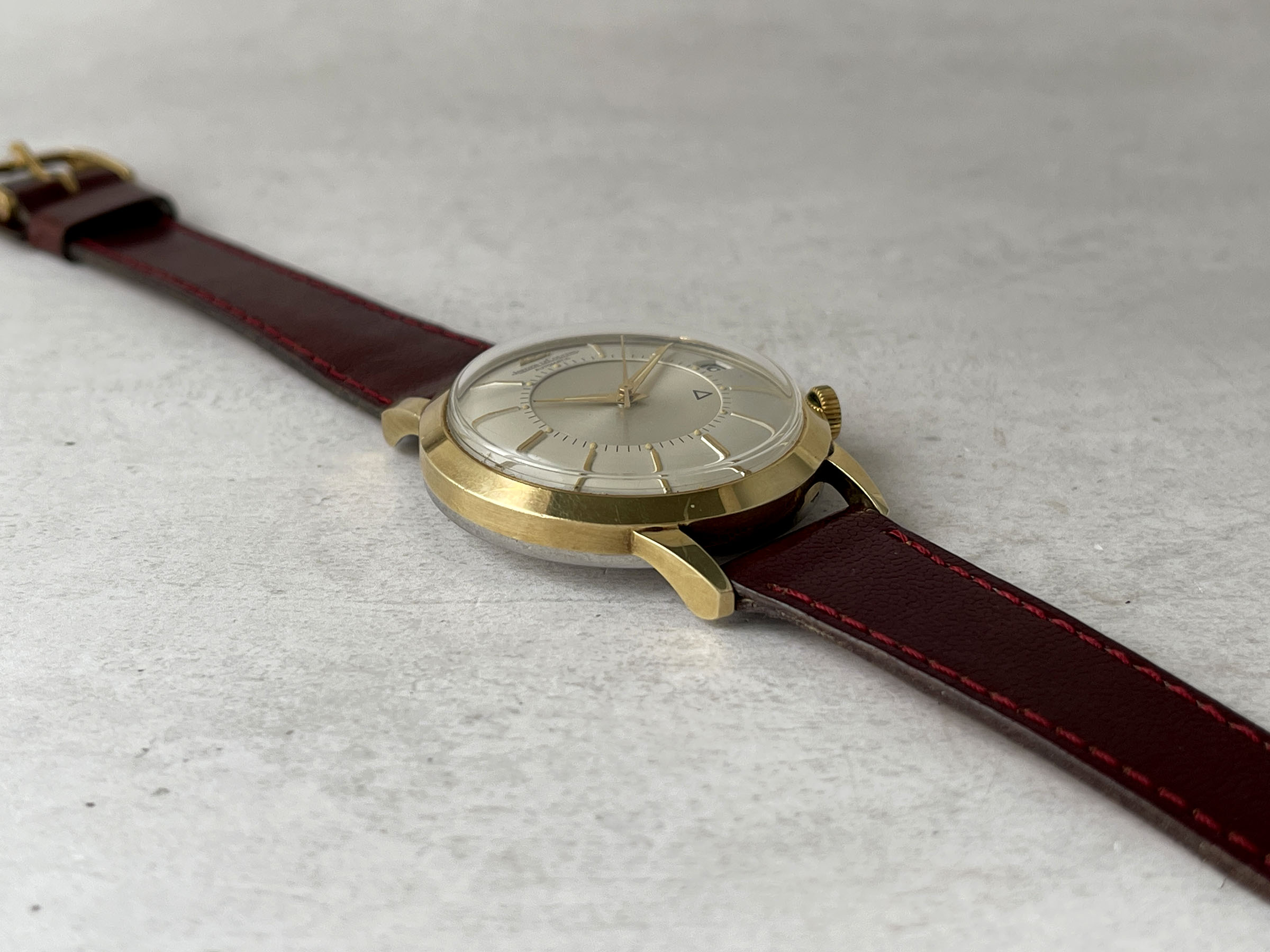 JAEGER LECOULTRE MEMOVOX AUTOMATIC 1965 (circa) - Swiss vintage automatic hammer alarm watch Cal. K825 - JUMBO *** SPECTACULAR CONDITION ***