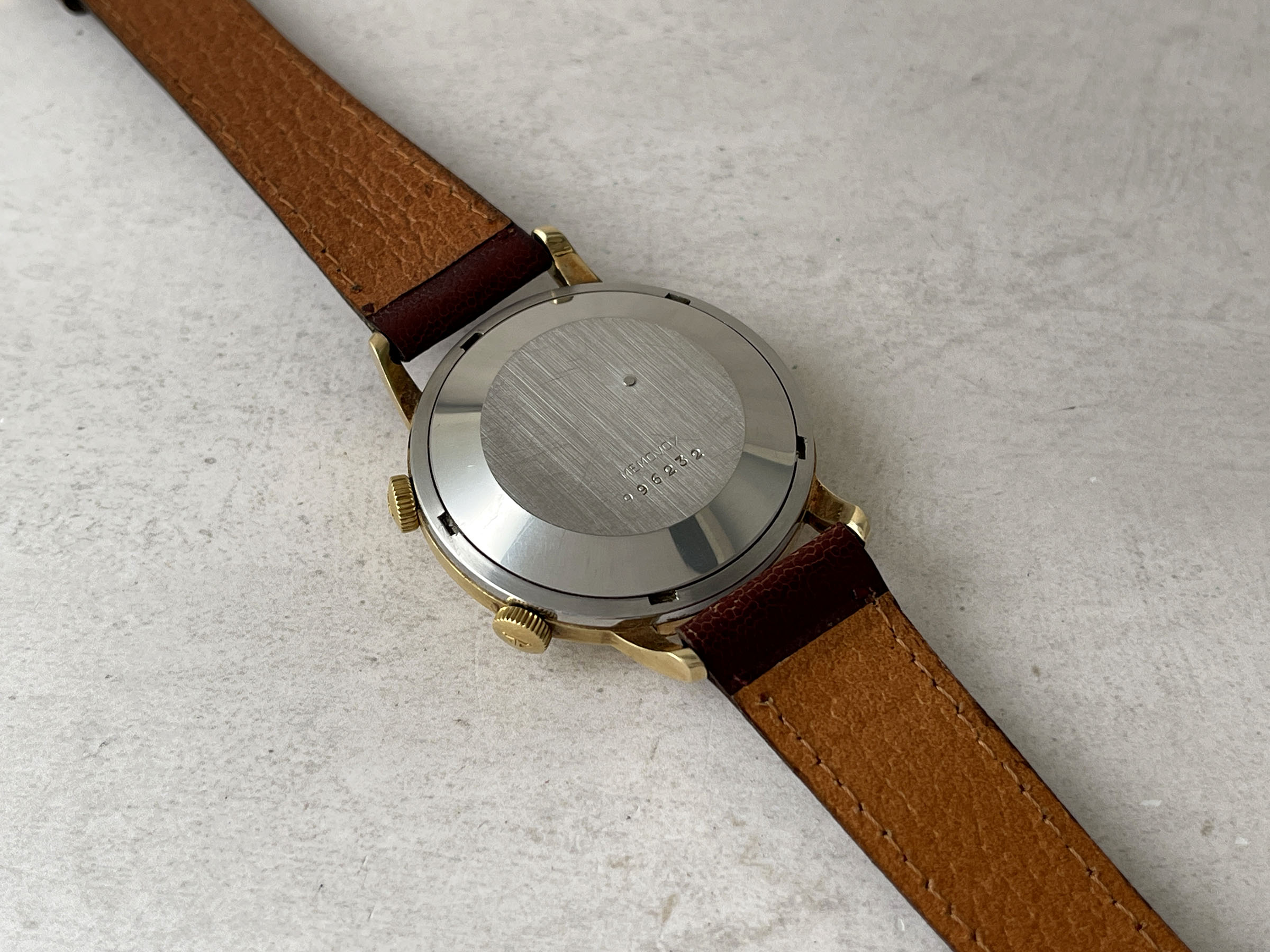 JAEGER LECOULTRE MEMOVOX AUTOMATIC 1965 (circa) - Swiss vintage automatic hammer alarm watch Cal. K825 - JUMBO *** SPECTACULAR CONDITION ***