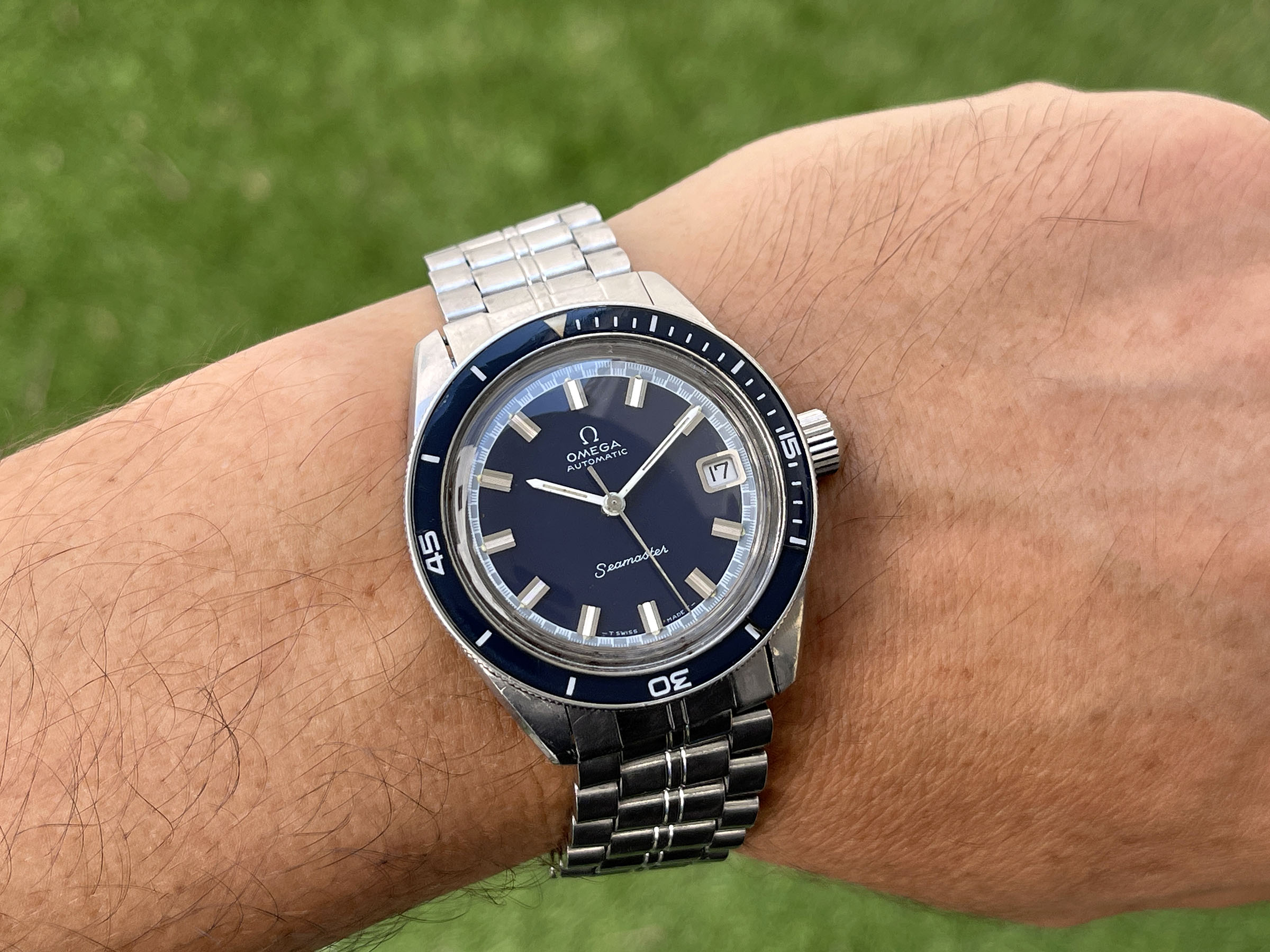 OMEGA SEAMASTER 60 "BIG CROWN" 1970 (circa) - Vintage Swiss Automatic Watch Ref. 166.062 Cal. 565 *** ALL ORIGINAL ***