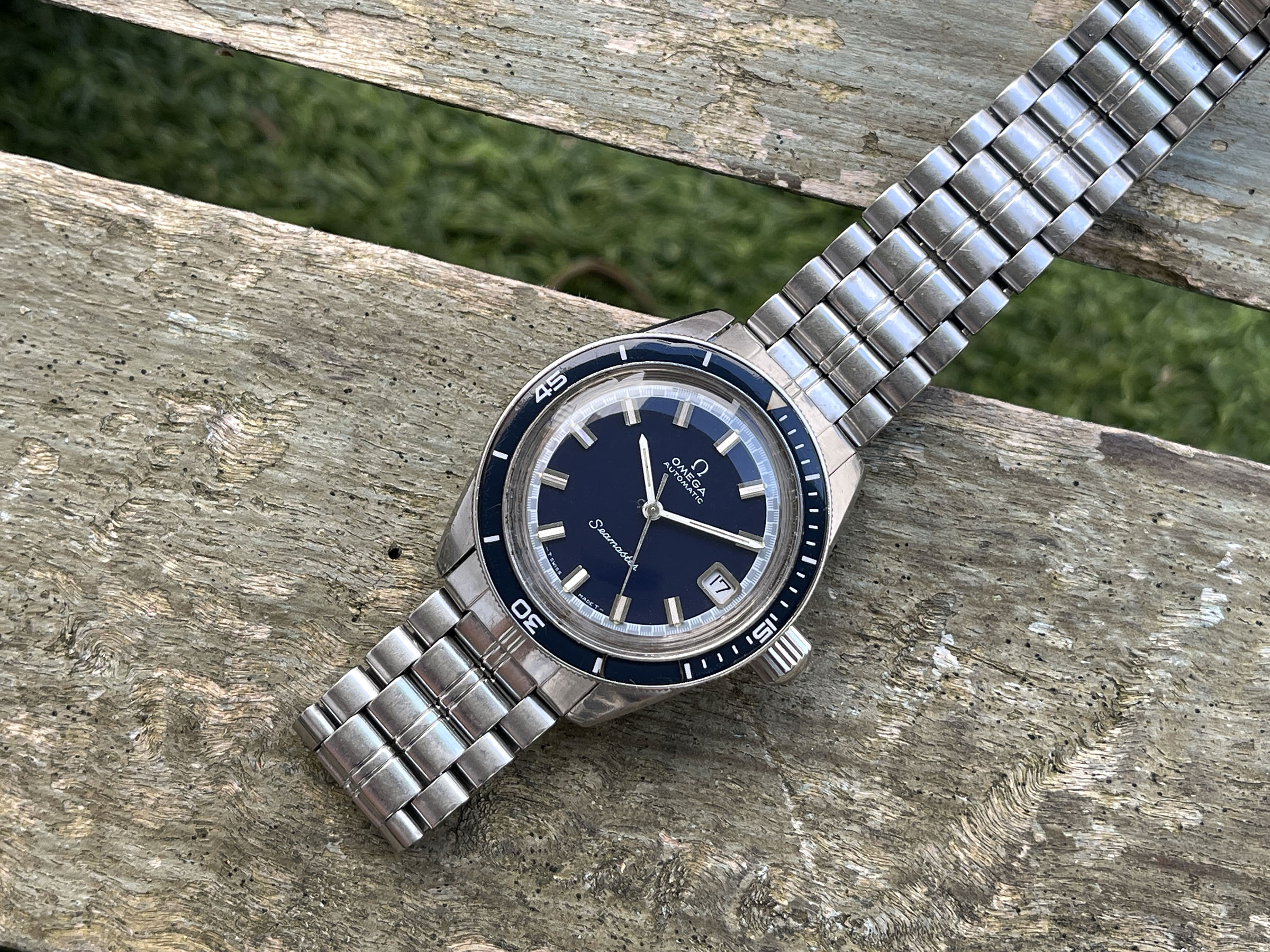 OMEGA SEAMASTER 60 "BIG CROWN" 1970 (circa) - Vintage Swiss Automatic Watch Ref. 166.062 Cal. 565 *** ALL ORIGINAL ***