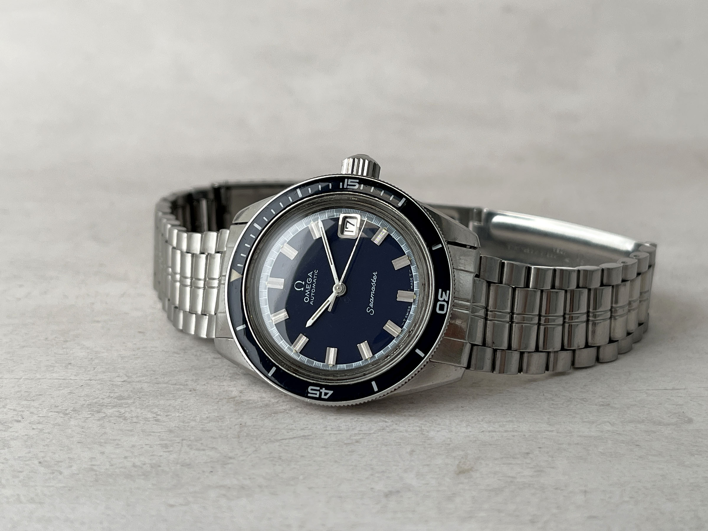 OMEGA SEAMASTER 60 "BIG CROWN" 1970 (circa) - Vintage Swiss Automatic Watch Ref. 166.062 Cal. 565 *** ALL ORIGINAL ***