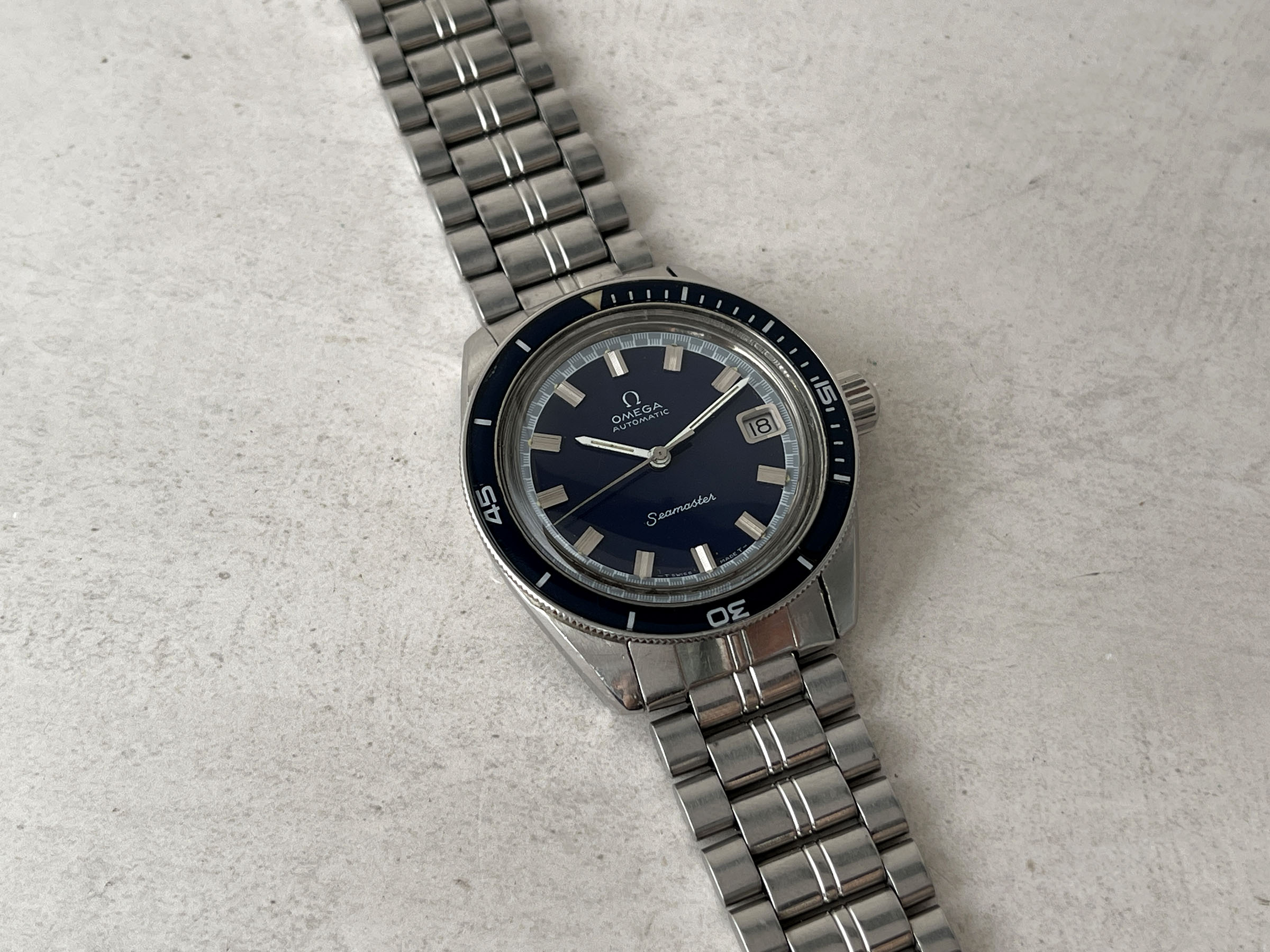 OMEGA SEAMASTER 60 "BIG CROWN" 1970 (circa) - Vintage Swiss Automatic Watch Ref. 166.062 Cal. 565 *** ALL ORIGINAL ***