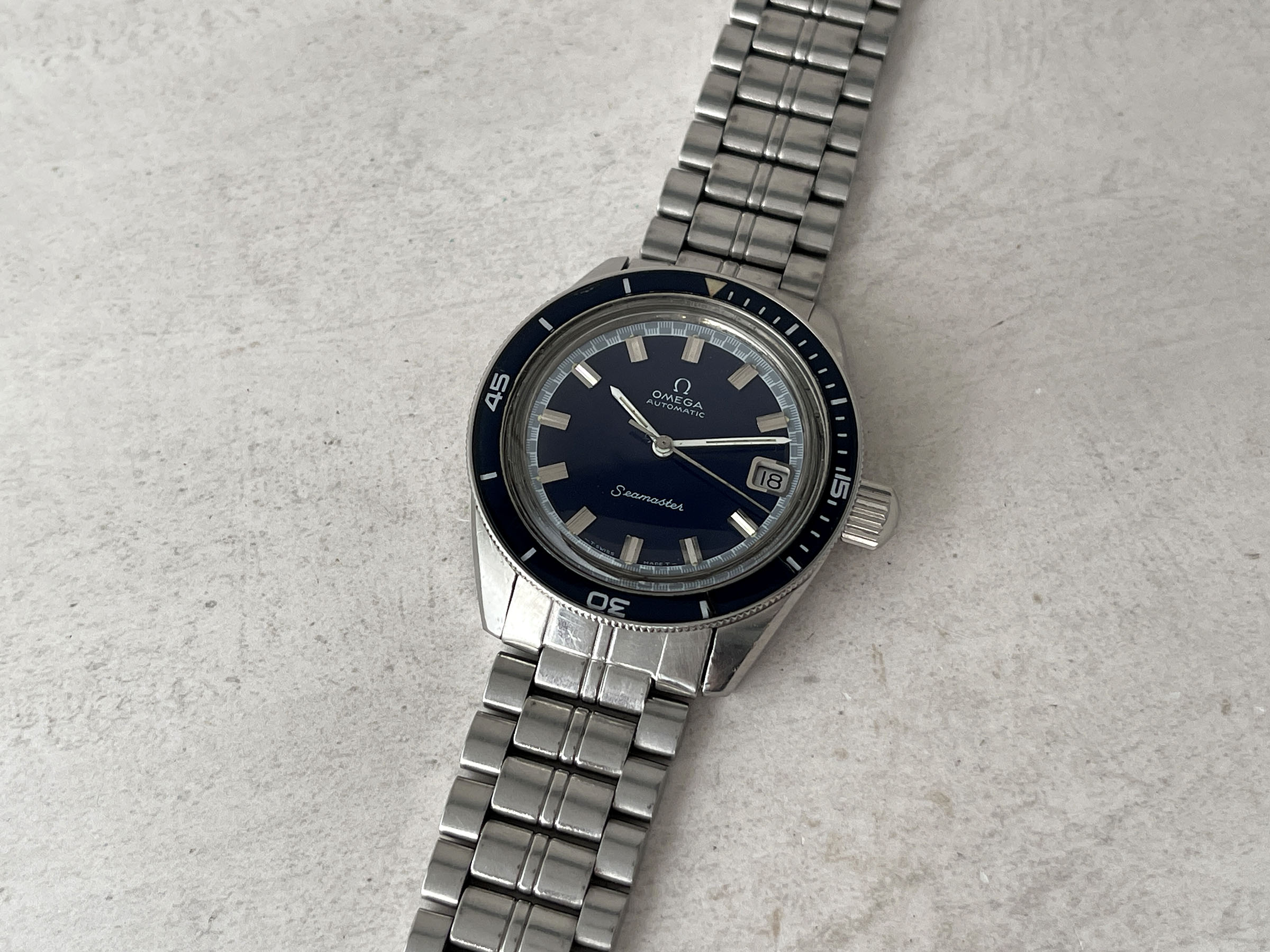 OMEGA SEAMASTER 60 "BIG CROWN" 1970 (circa) - Vintage Swiss Automatic Watch Ref. 166.062 Cal. 565 *** ALL ORIGINAL ***
