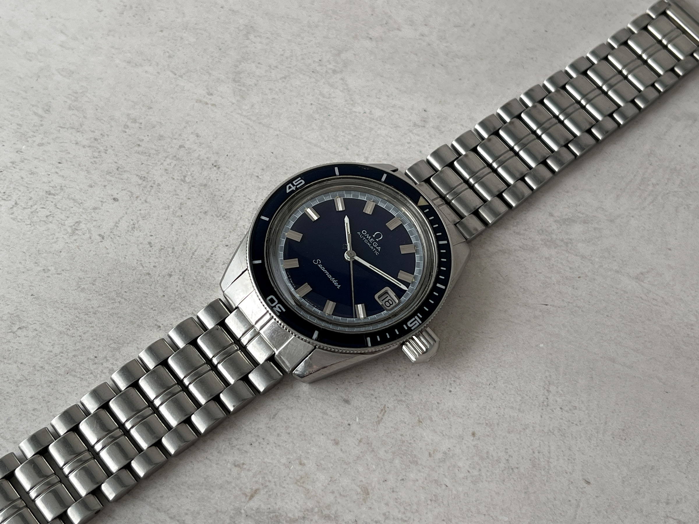OMEGA SEAMASTER 60 "BIG CROWN" 1970 (circa) - Vintage Swiss Automatic Watch Ref. 166.062 Cal. 565 *** ALL ORIGINAL ***