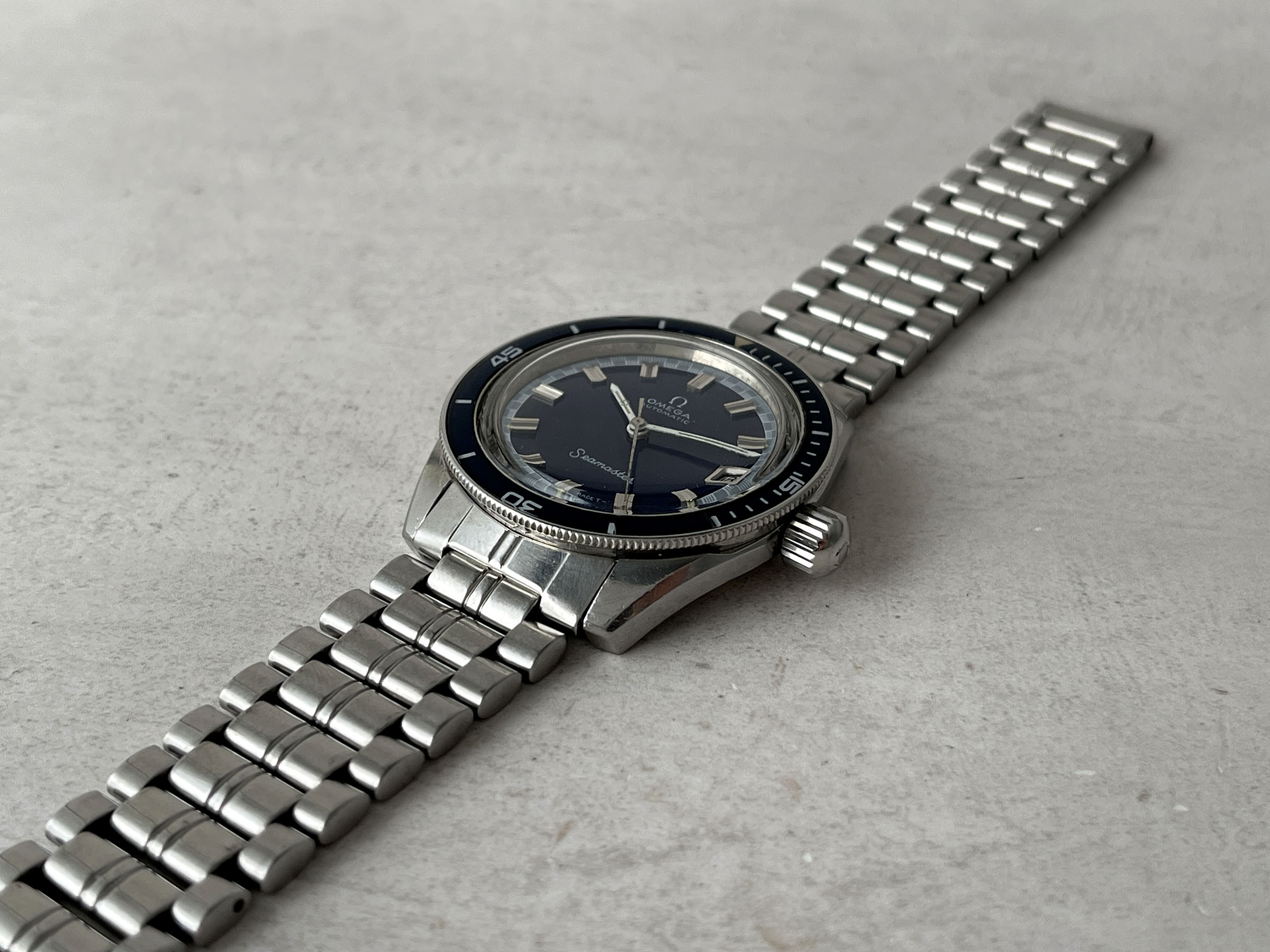 OMEGA SEAMASTER 60 "BIG CROWN" 1970 (circa) - Vintage Swiss Automatic Watch Ref. 166.062 Cal. 565 *** ALL ORIGINAL ***