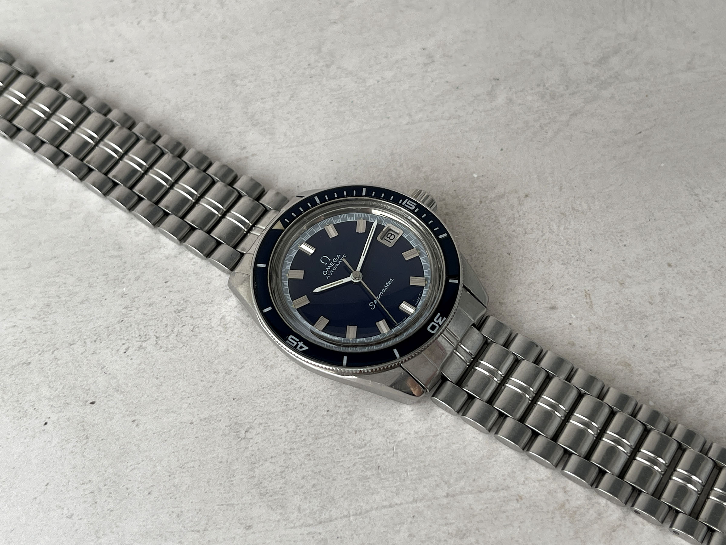 OMEGA SEAMASTER 60 "BIG CROWN" 1970 (circa) - Vintage Swiss Automatic Watch Ref. 166.062 Cal. 565 *** ALL ORIGINAL ***