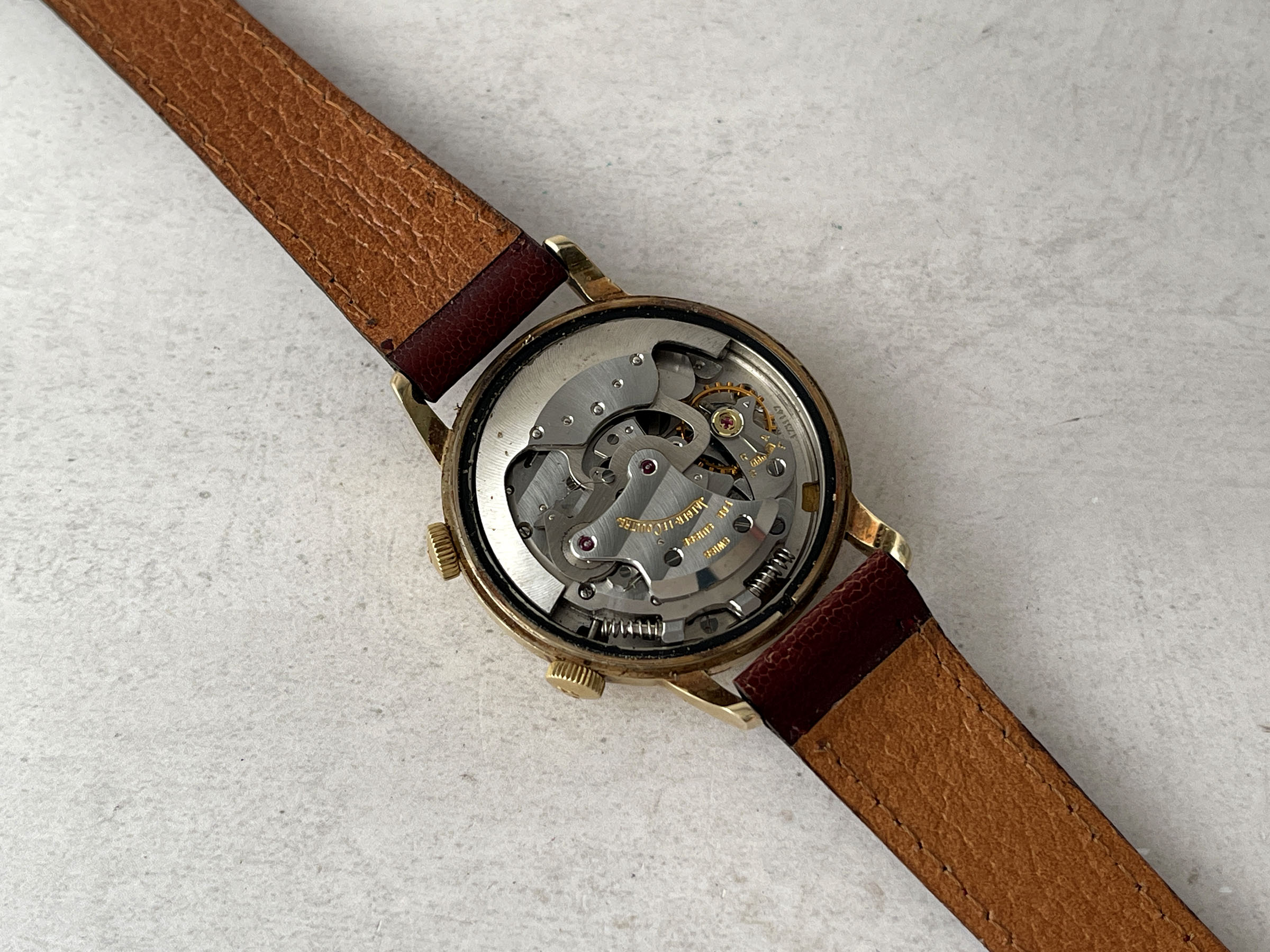 JAEGER LECOULTRE MEMOVOX AUTOMATIC 1965 (circa) - Swiss vintage automatic hammer alarm watch Cal. K825 - JUMBO *** SPECTACULAR CONDITION ***