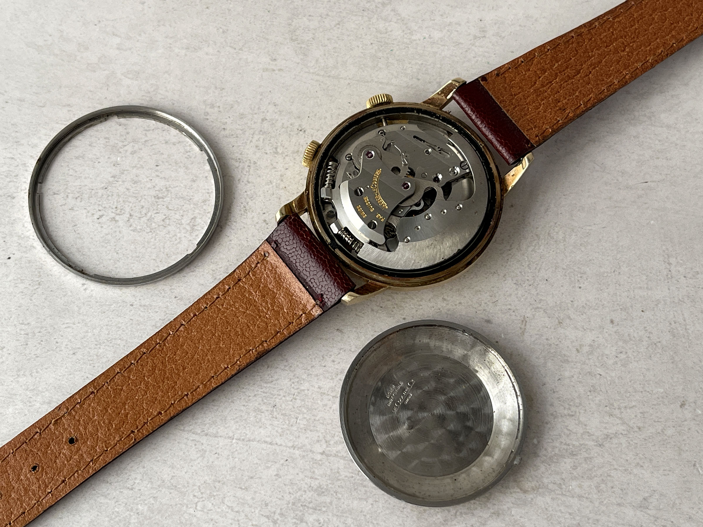 JAEGER LECOULTRE MEMOVOX AUTOMATIC 1965 (circa) - Swiss vintage automatic hammer alarm watch Cal. K825 - JUMBO *** SPECTACULAR CONDITION ***