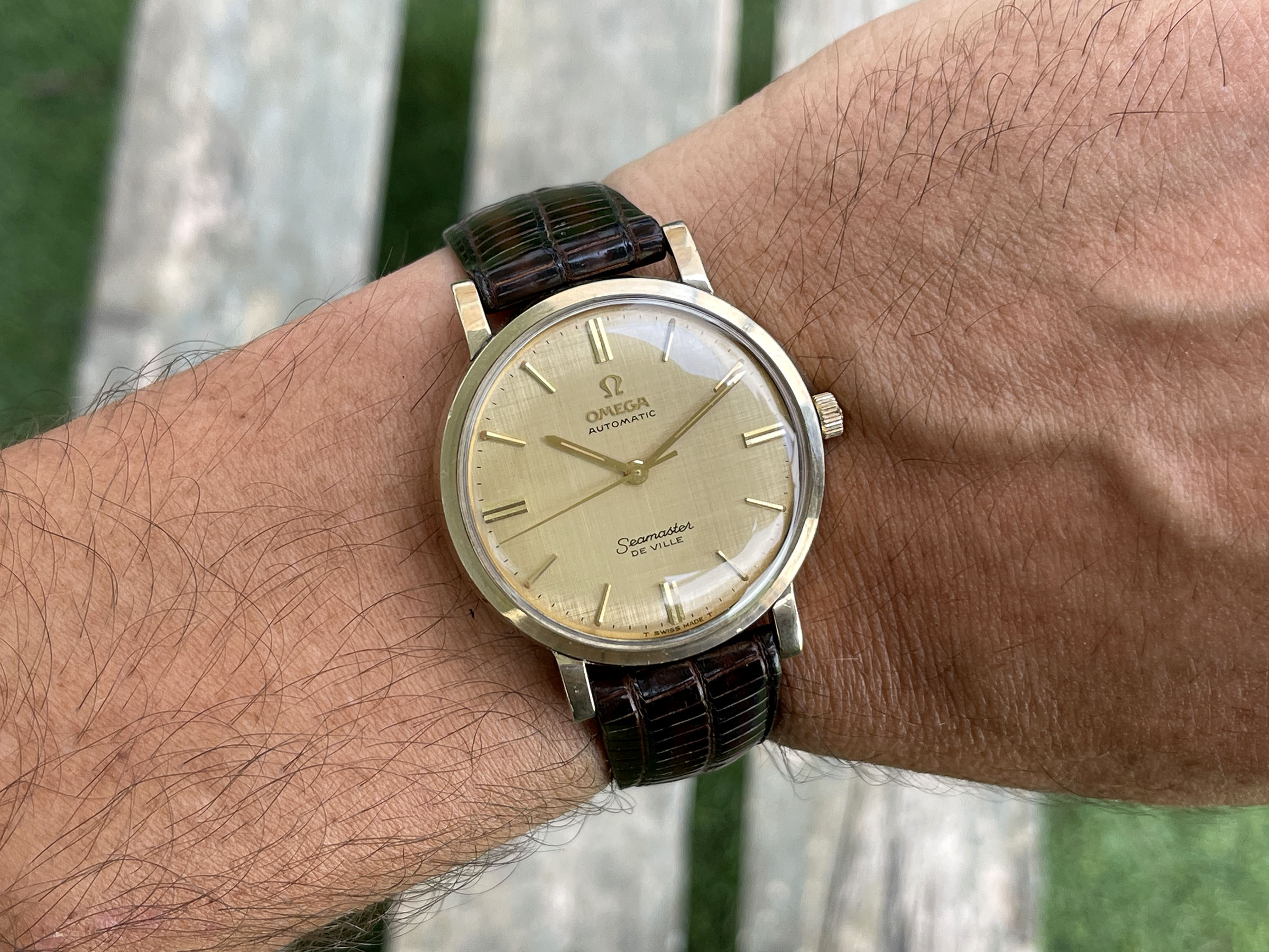 OMEGA SEAMASTER DE VILLE 1968 (circa) - Reloj suizo vintage automático Referencia 249768 Calibre 550 *** OVERSIZE ***