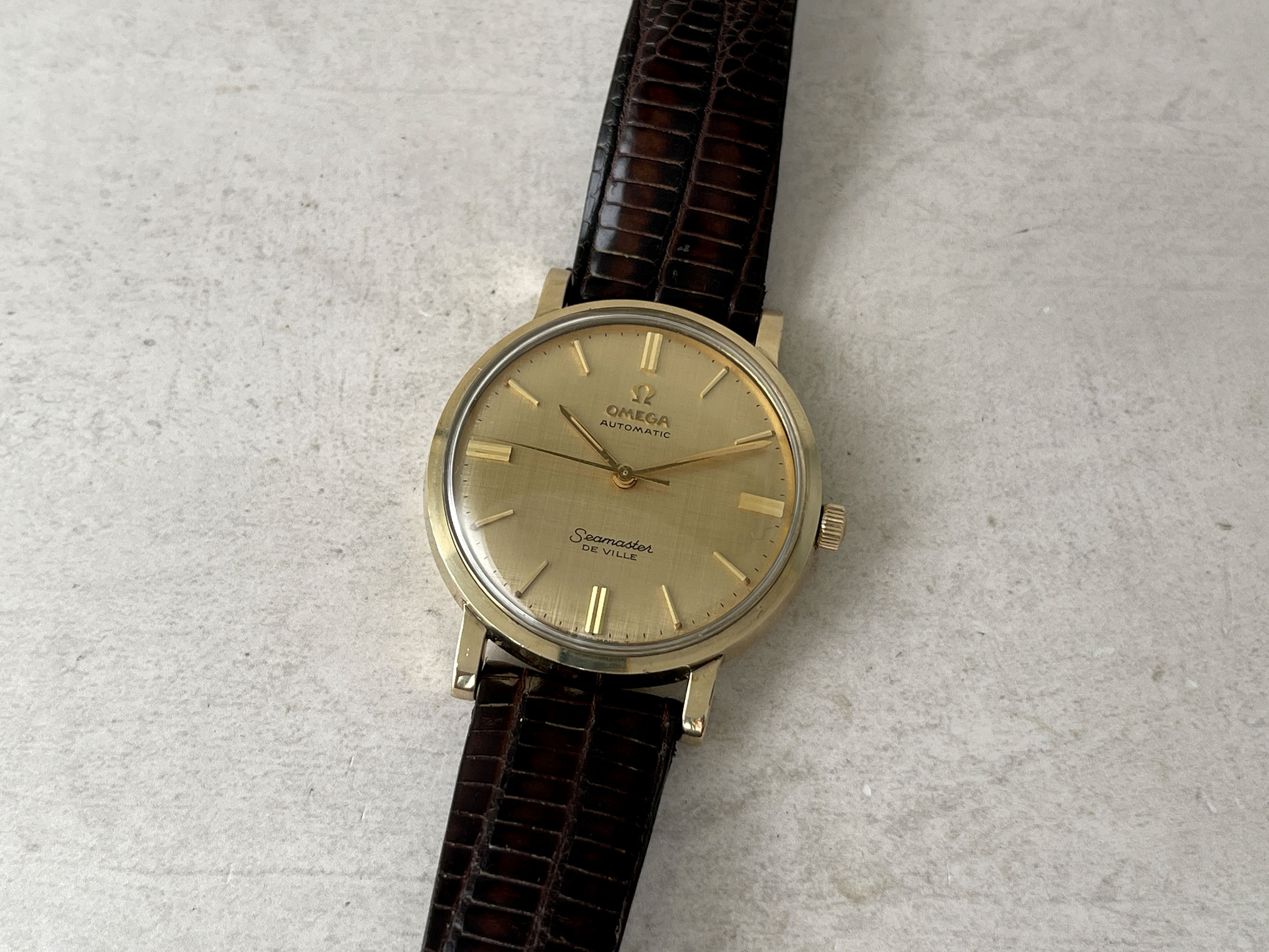 OMEGA SEAMASTER DE VILLE 1968 (circa) - Reloj suizo vintage automático Referencia 249768 Calibre 550 *** OVERSIZE ***