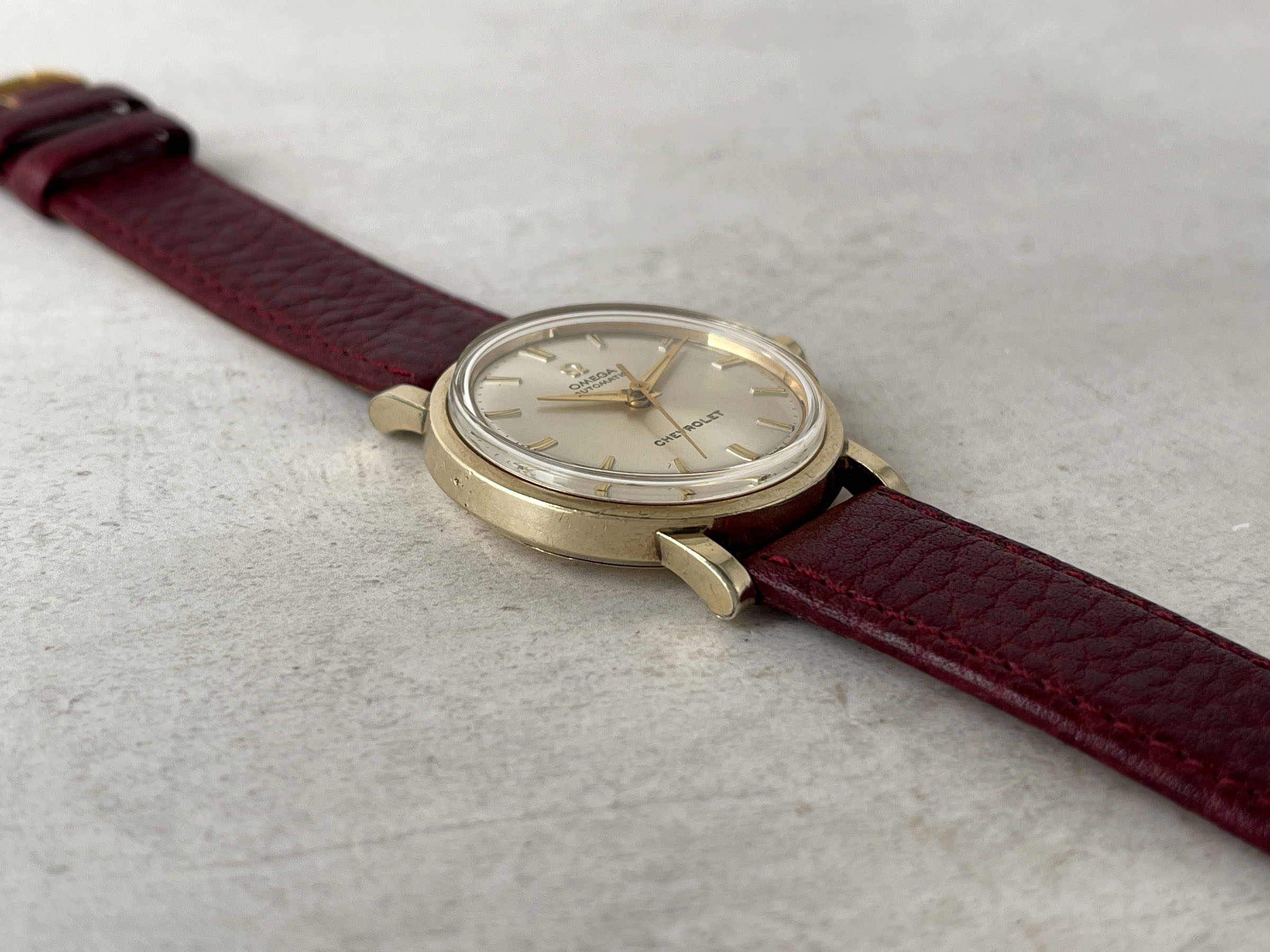 OMEGA "CHEVROLET" PRESENTATION WATCH 1969 - Vintage Swiss Automatic Watch Ref. LU 6289 Cal. 550 *** COLLECTOR'S EDITION ***