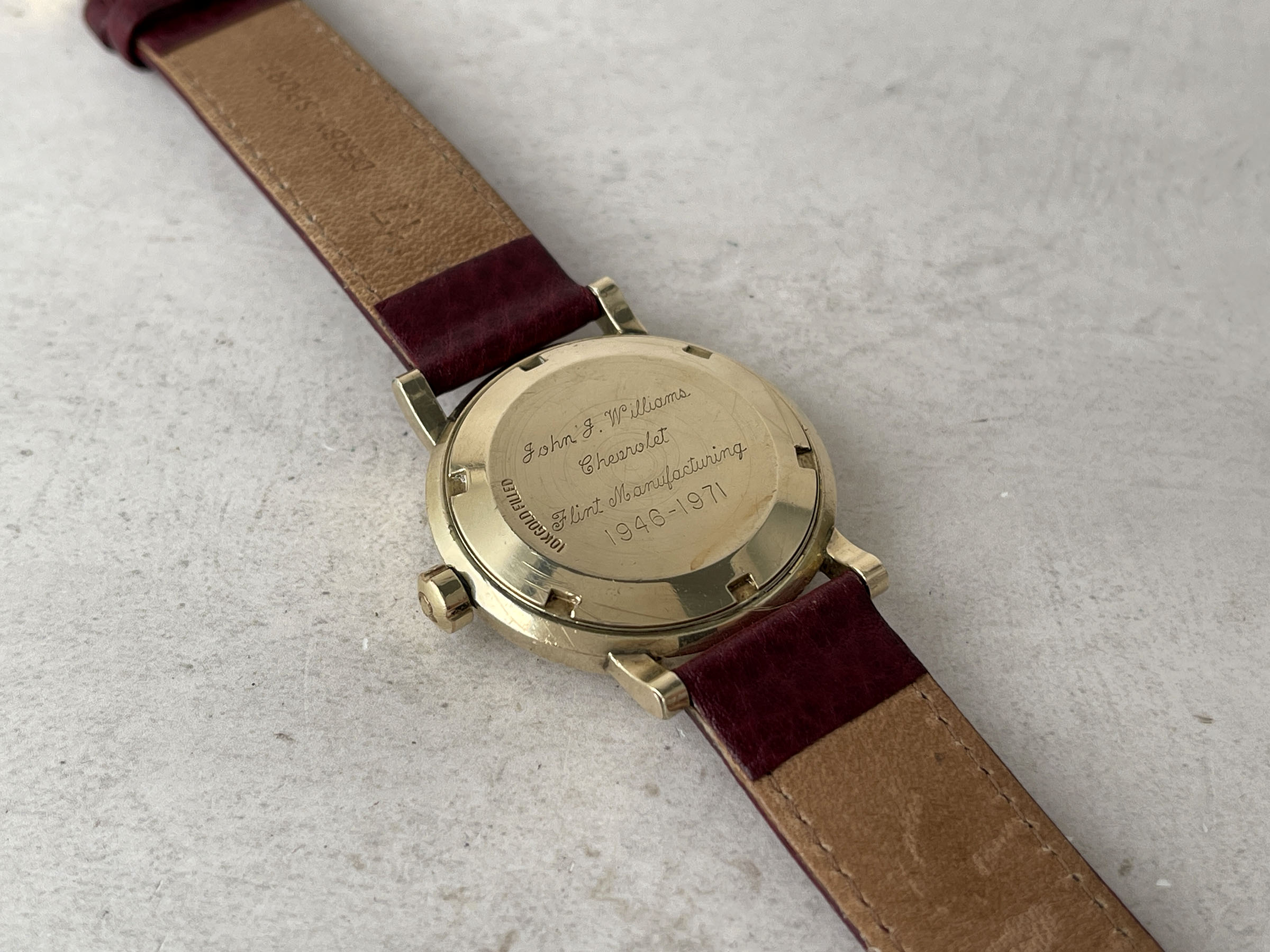 OMEGA "CHEVROLET" PRESENTATION WATCH 1969 - Vintage Swiss Automatic Watch Ref. LU 6289 Cal. 550 *** COLLECTOR'S EDITION ***