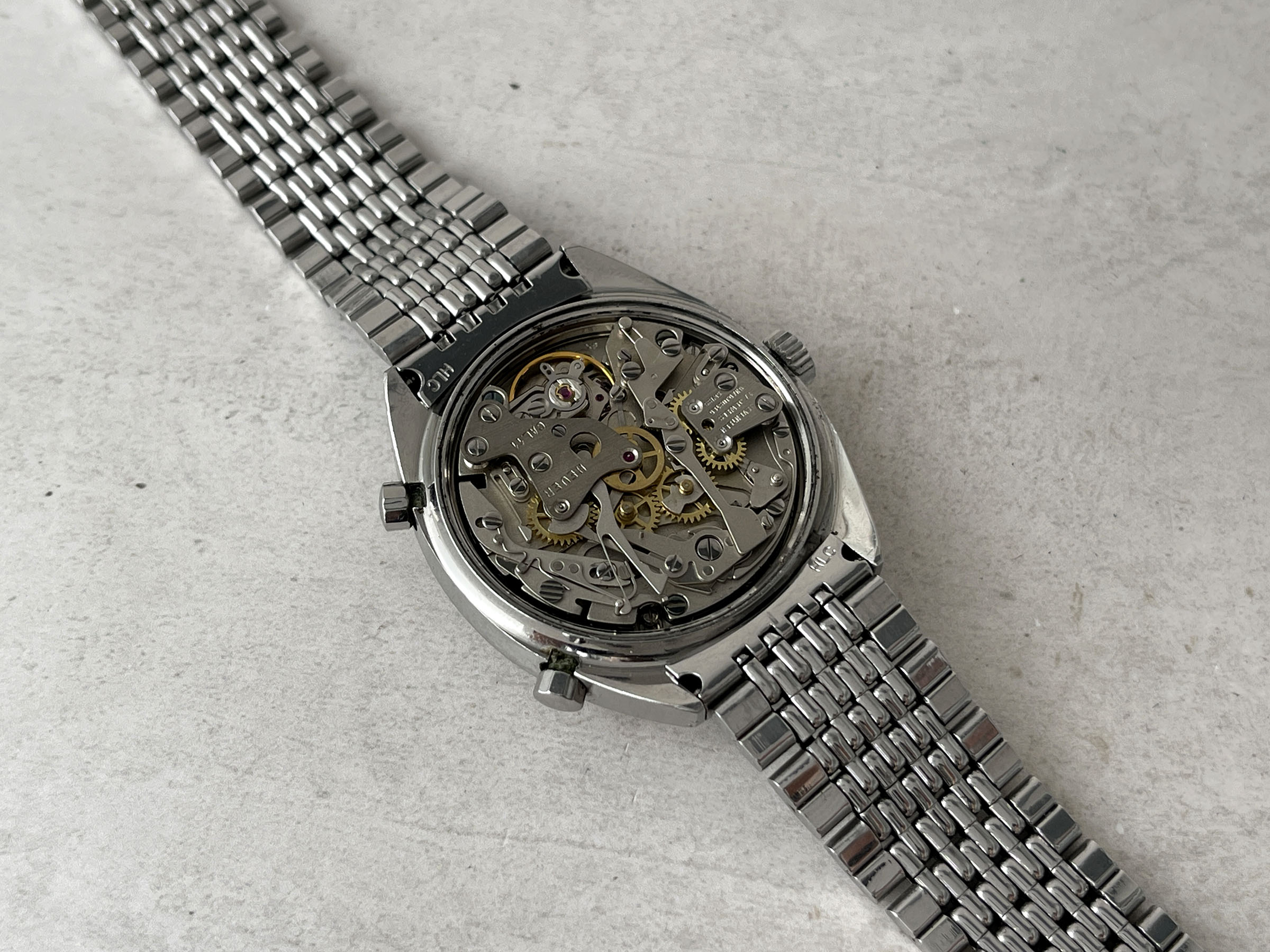 HEUER CARRERA 1969 - Reloj Cronógrafo Vintage Suizo Automático Calibre 11 Ref. 1153 *** GAY FRÈRES 3/69 ***