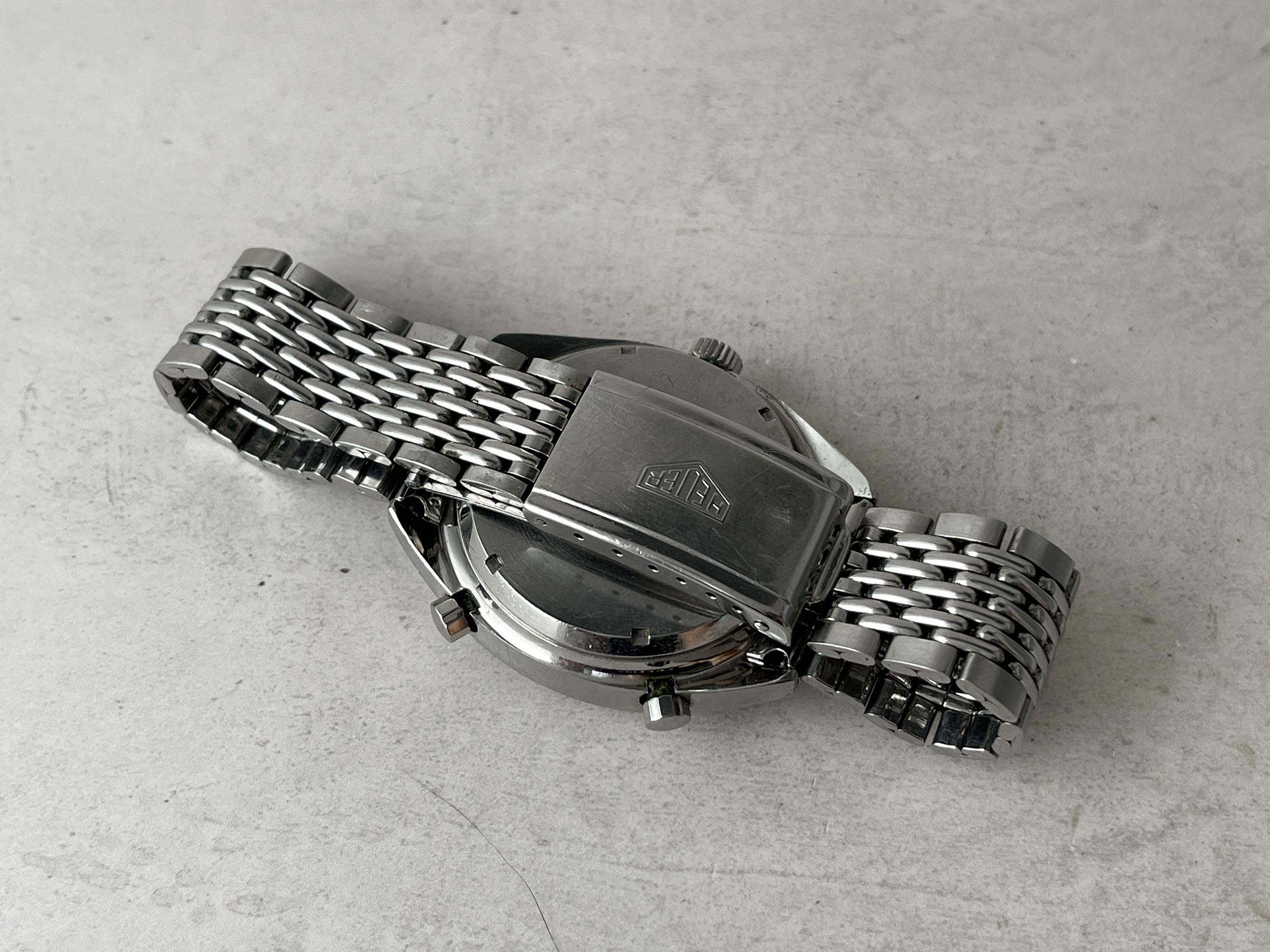 HEUER CARRERA 1969 - Reloj Cronógrafo Vintage Suizo Automático Calibre 11 Ref. 1153 *** GAY FRÈRES 3/69 ***