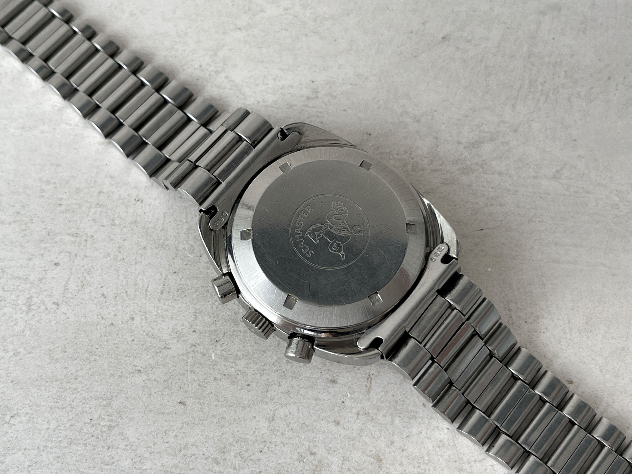 OMEGA SEAMASTER CHRONOGRAPH "BLUE" 1972 - Vintage Swiss Automatic Chronograph Watch Ref. 176.007 Cal. Omega 1040 *** SPECTACULAR ***