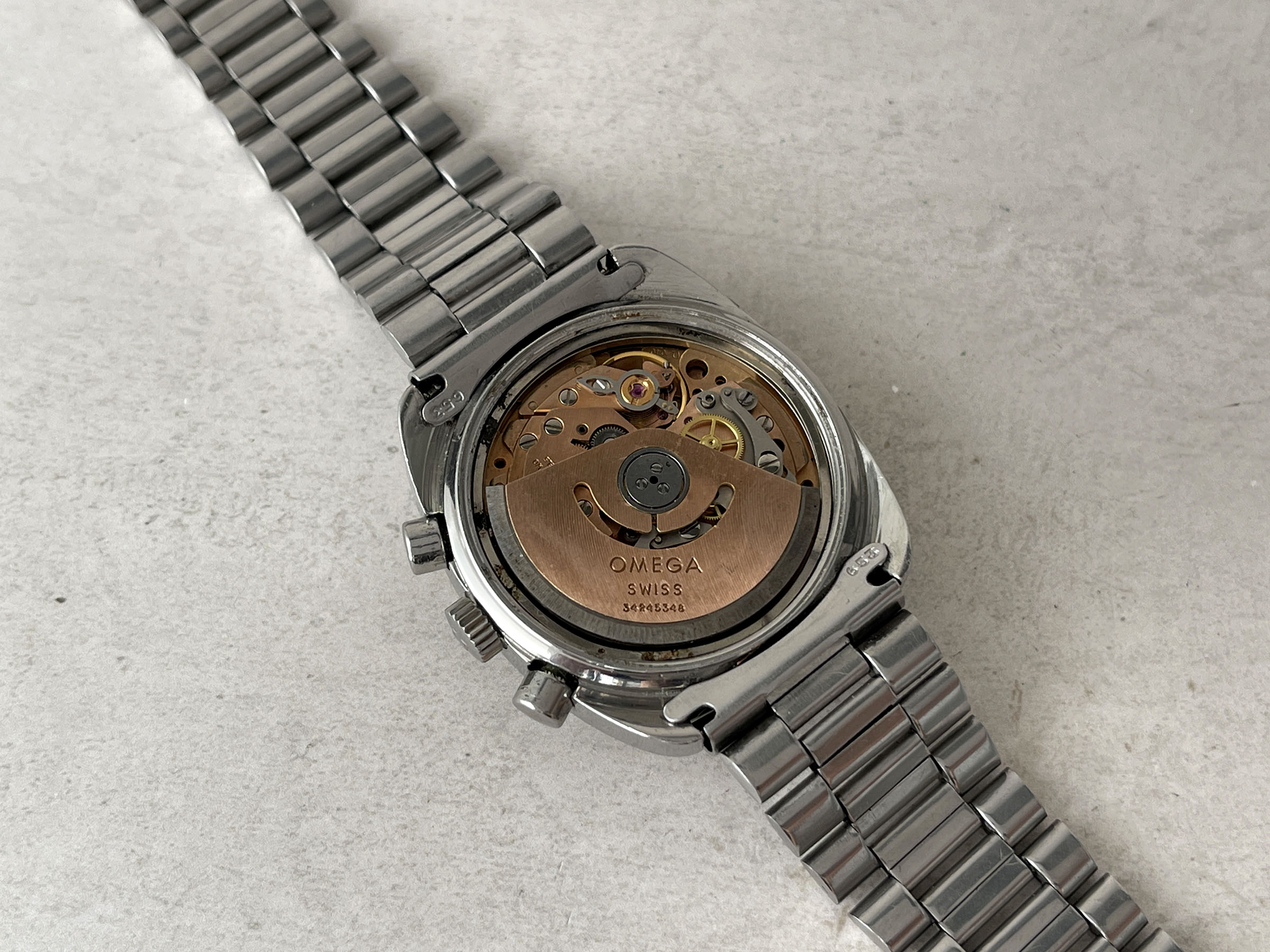 OMEGA SEAMASTER CHRONOGRAPH "BLUE" 1972 - Vintage Swiss Automatic Chronograph Watch Ref. 176.007 Cal. Omega 1040 *** SPECTACULAR ***