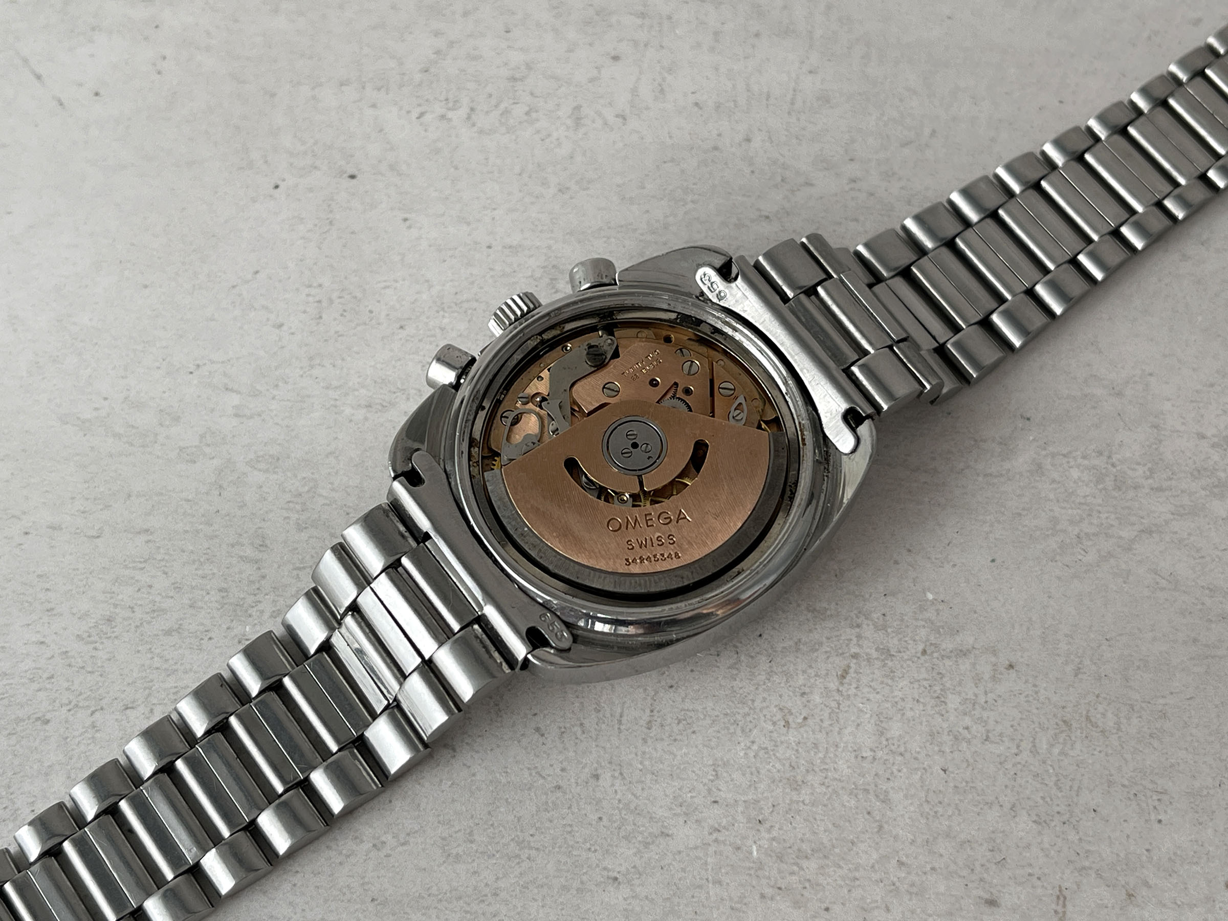 OMEGA SEAMASTER CHRONOGRAPH "BLUE" 1972 - Vintage Swiss Automatic Chronograph Watch Ref. 176.007 Cal. Omega 1040 *** SPECTACULAR ***