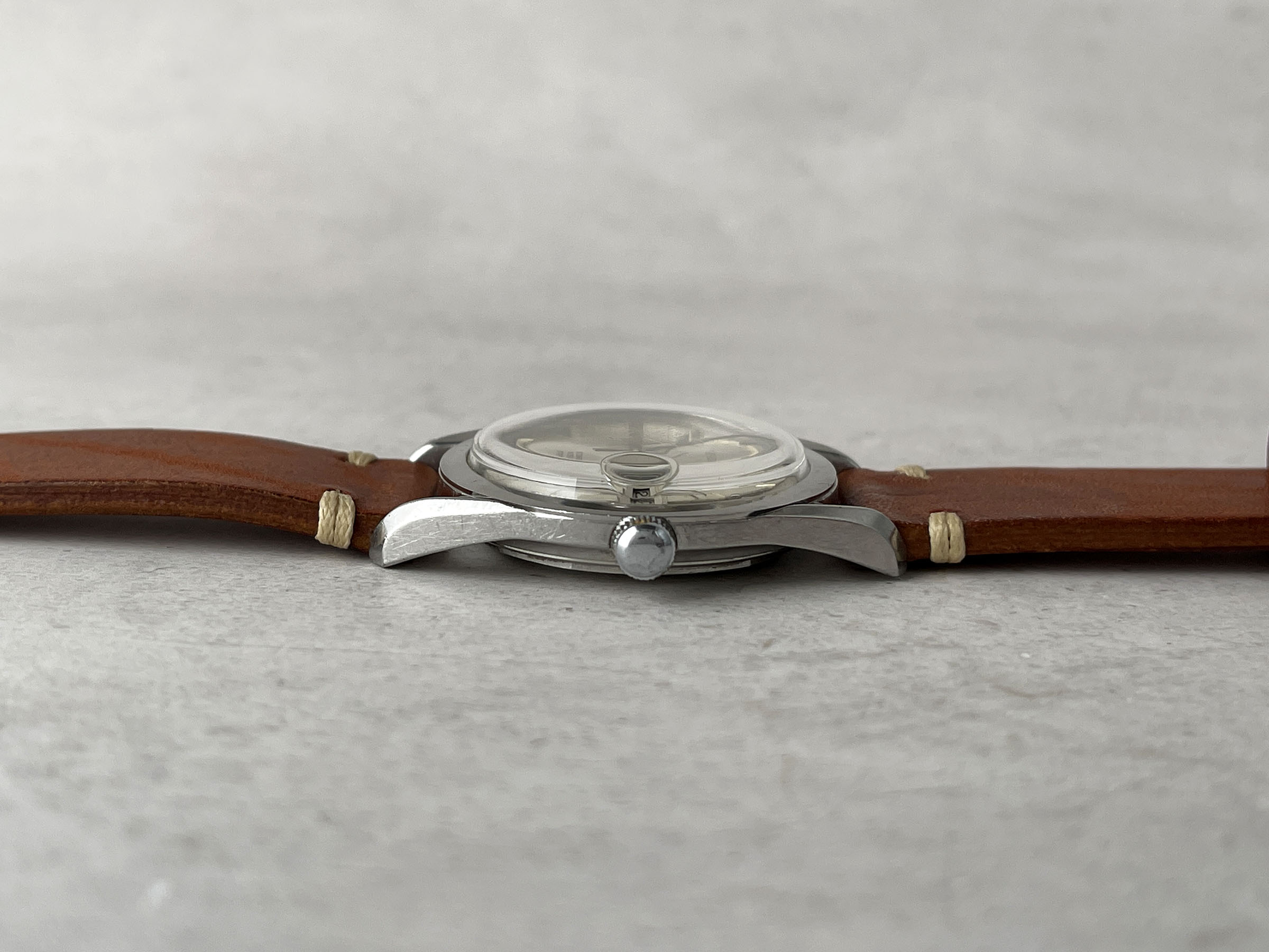 SOFIOR GREY 1965 (circa) - Vintage Swiss Automatic Watch Cal. FELSA 4007N Ref. 616-9 *** POLEROUTER STYLE ***