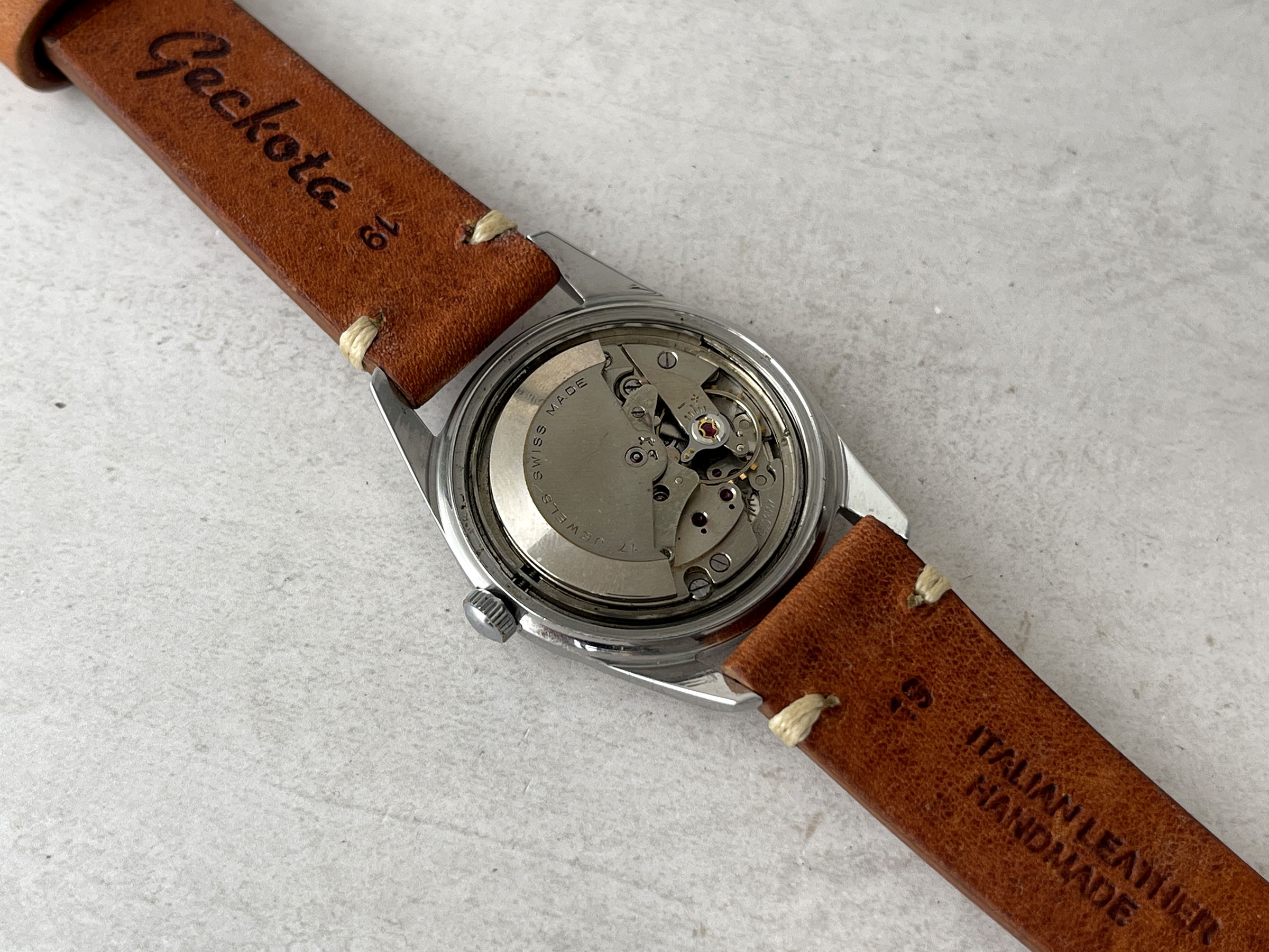 SOFIOR GREY 1965 (circa) - Vintage Swiss Automatic Watch Cal. FELSA 4007N Ref. 616-9 *** POLEROUTER STYLE ***