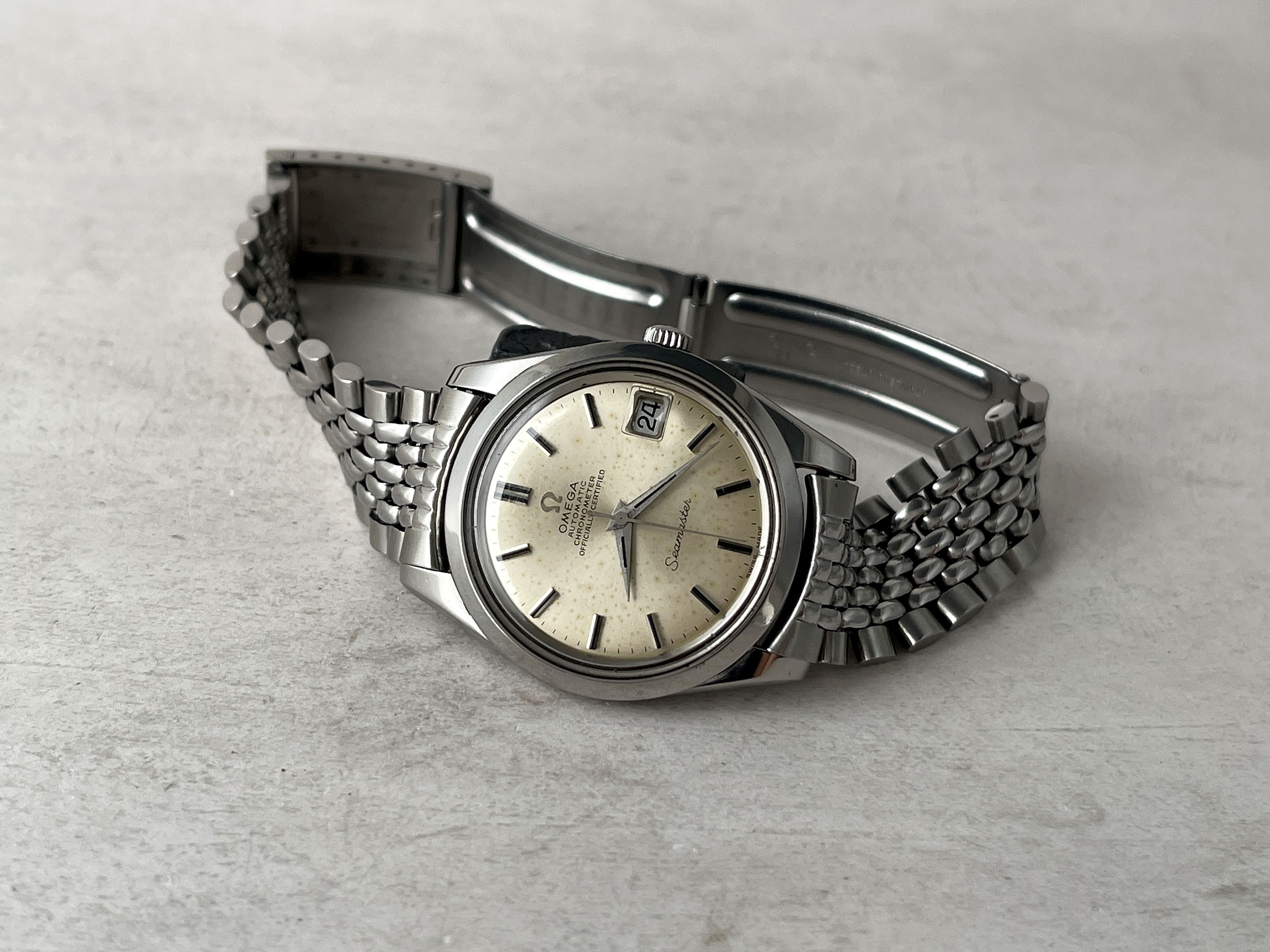 OMEGA SEAMASTER CHRONOMETER OFFICIALLY CERTIFIED 1969 - Reloj suizo vintage automático Cal. 564 Ref. 168.024-166.010 *** TODO DE ORIGEN ***