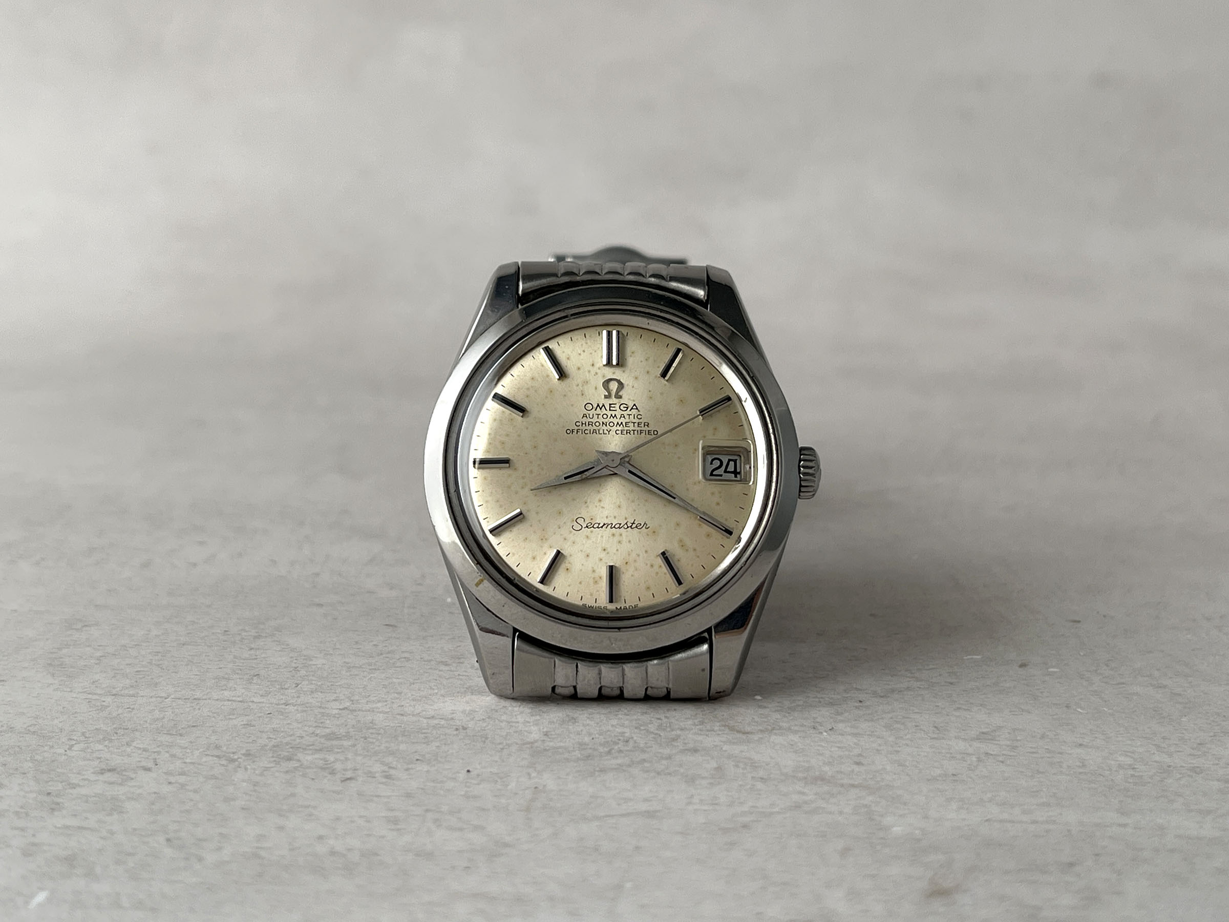 OMEGA SEAMASTER CHRONOMETER OFFICIALLY CERTIFIED 1969 - Reloj suizo vintage automático Cal. 564 Ref. 168.024-166.010 *** TODO DE ORIGEN ***