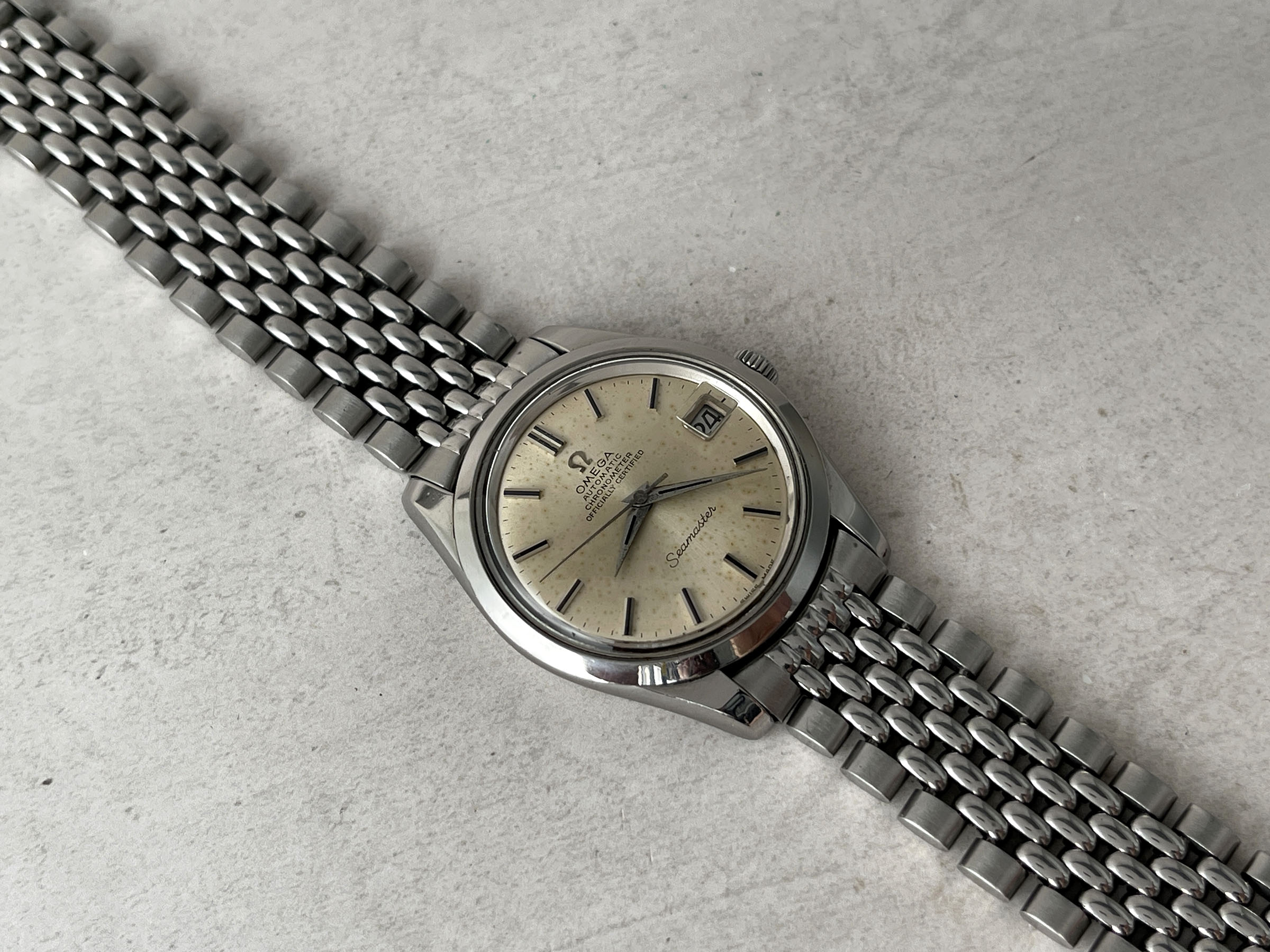OMEGA SEAMASTER CHRONOMETER OFFICIALLY CERTIFIED 1969 - Reloj suizo vintage automático Cal. 564 Ref. 168.024-166.010 *** TODO DE ORIGEN ***