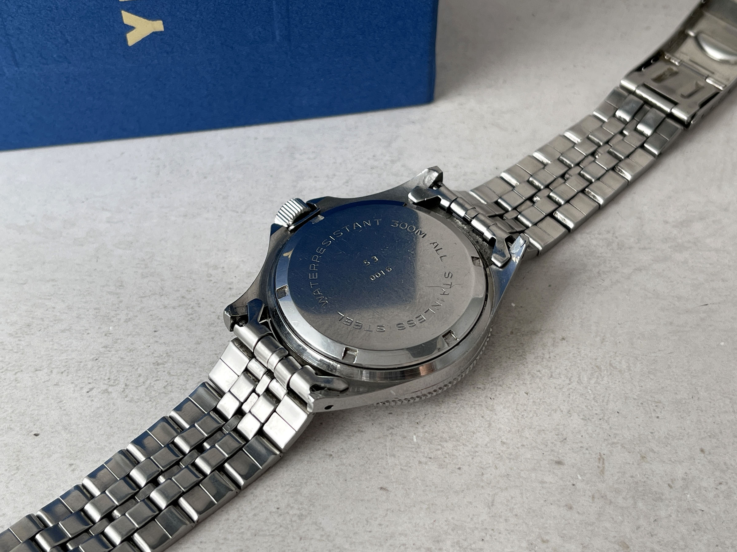 YEMA SUPERMAN 990 FEET 300M - Reloj DIVER vintage francés automático Cal. FE 5611 Ref. 53.0016 *** GHOST BEZEL ***