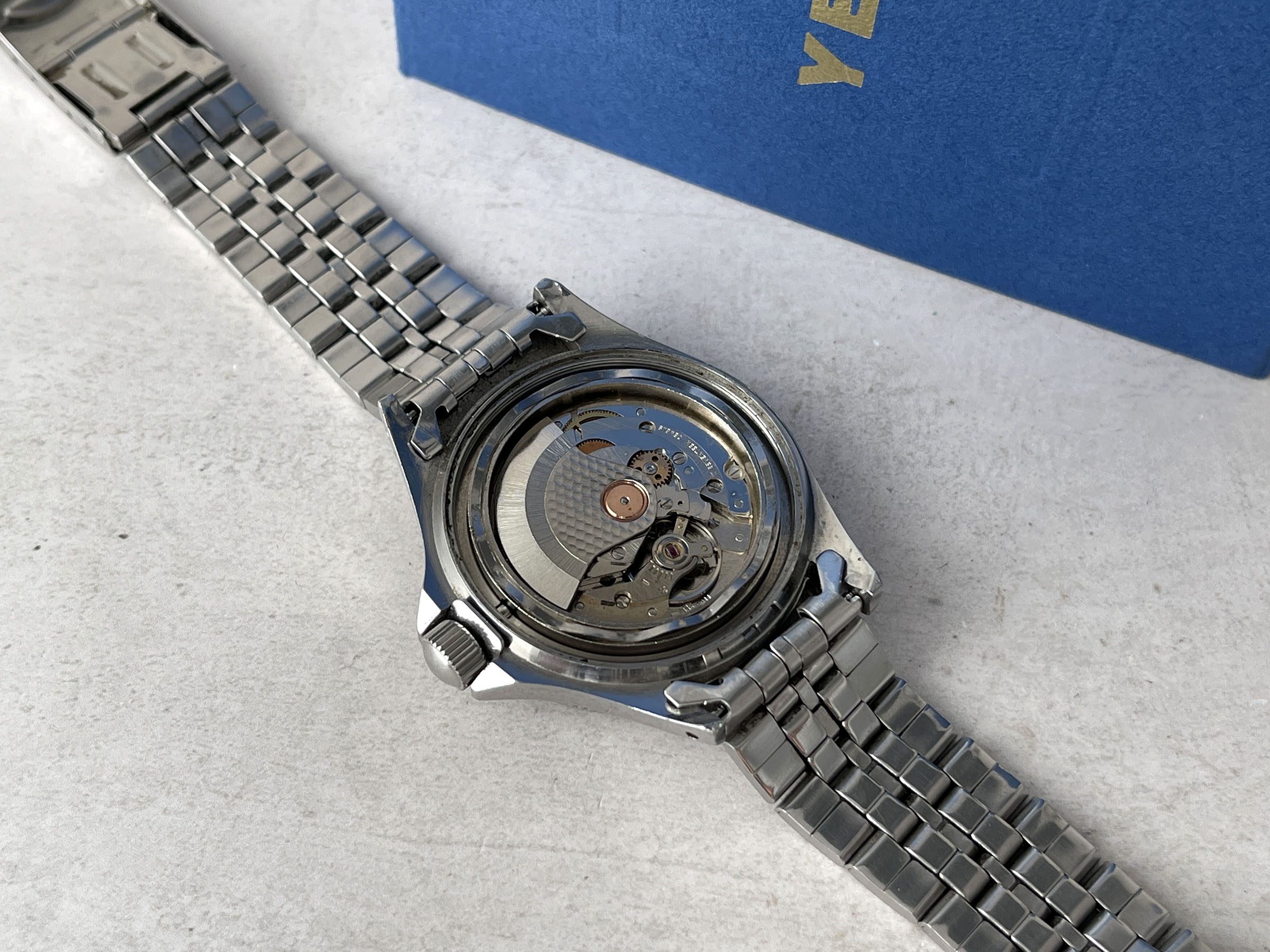 YEMA SUPERMAN 990 FEET 300M - Reloj DIVER vintage francés automático Cal. FE 5611 Ref. 53.0016 *** GHOST BEZEL ***