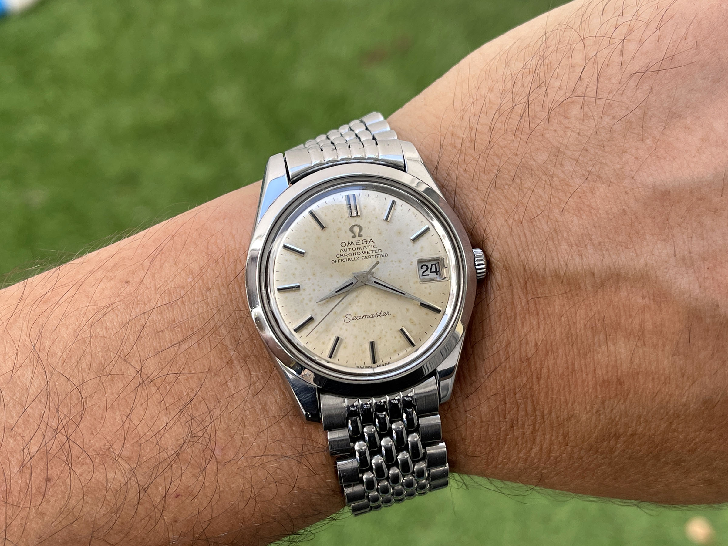 OMEGA SEAMASTER CHRONOMETER OFFICIALLY CERTIFIED 1969 - Reloj suizo vintage automático Cal. 564 Ref. 168.024-166.010 *** TODO DE ORIGEN ***