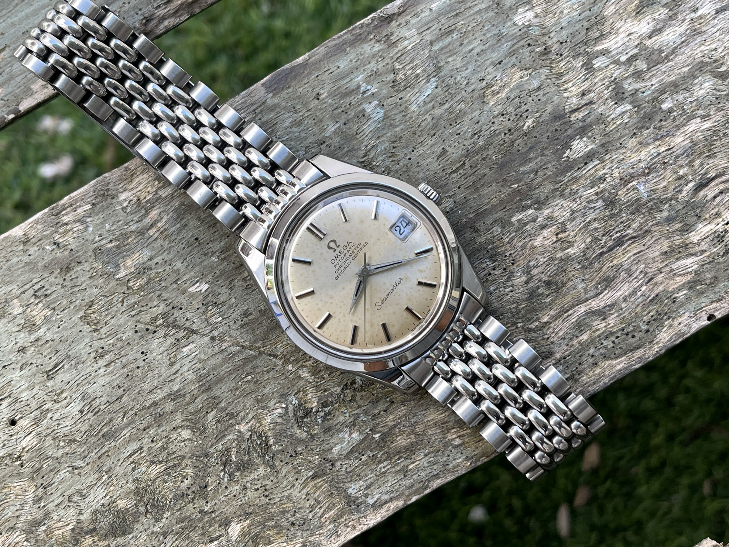 OMEGA SEAMASTER CHRONOMETER OFFICIALLY CERTIFIED 1969 - Reloj suizo vintage automático Cal. 564 Ref. 168.024-166.010 *** TODO DE ORIGEN ***