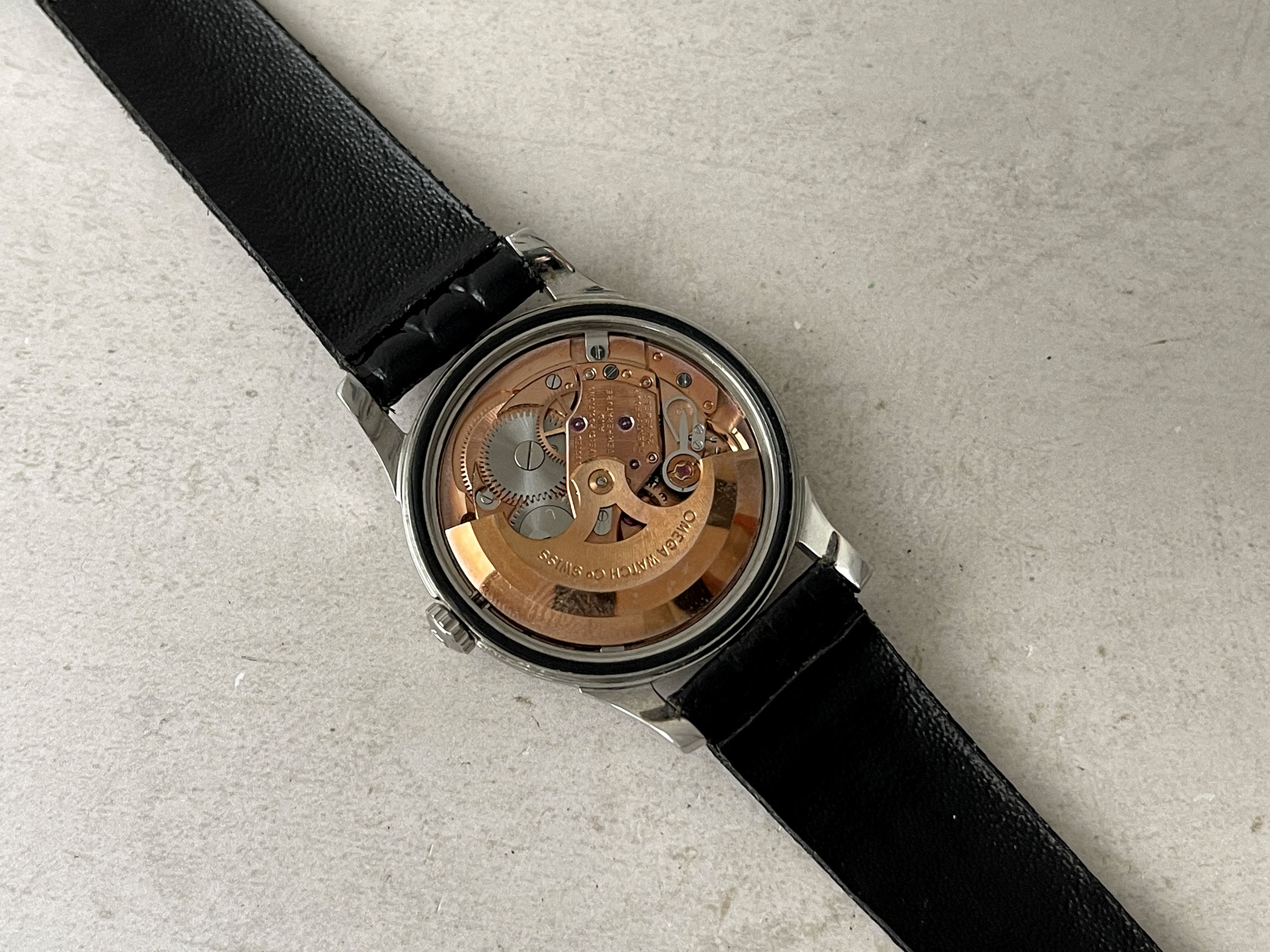 OMEGA CONSTELLATION "PIE PAN" 1960 - Reloj vintage suizo automático CHRONOMETER Cal. 551 Ref. 14381-8 *** EXCEPCIONAL ESFERA TROPICAL ***