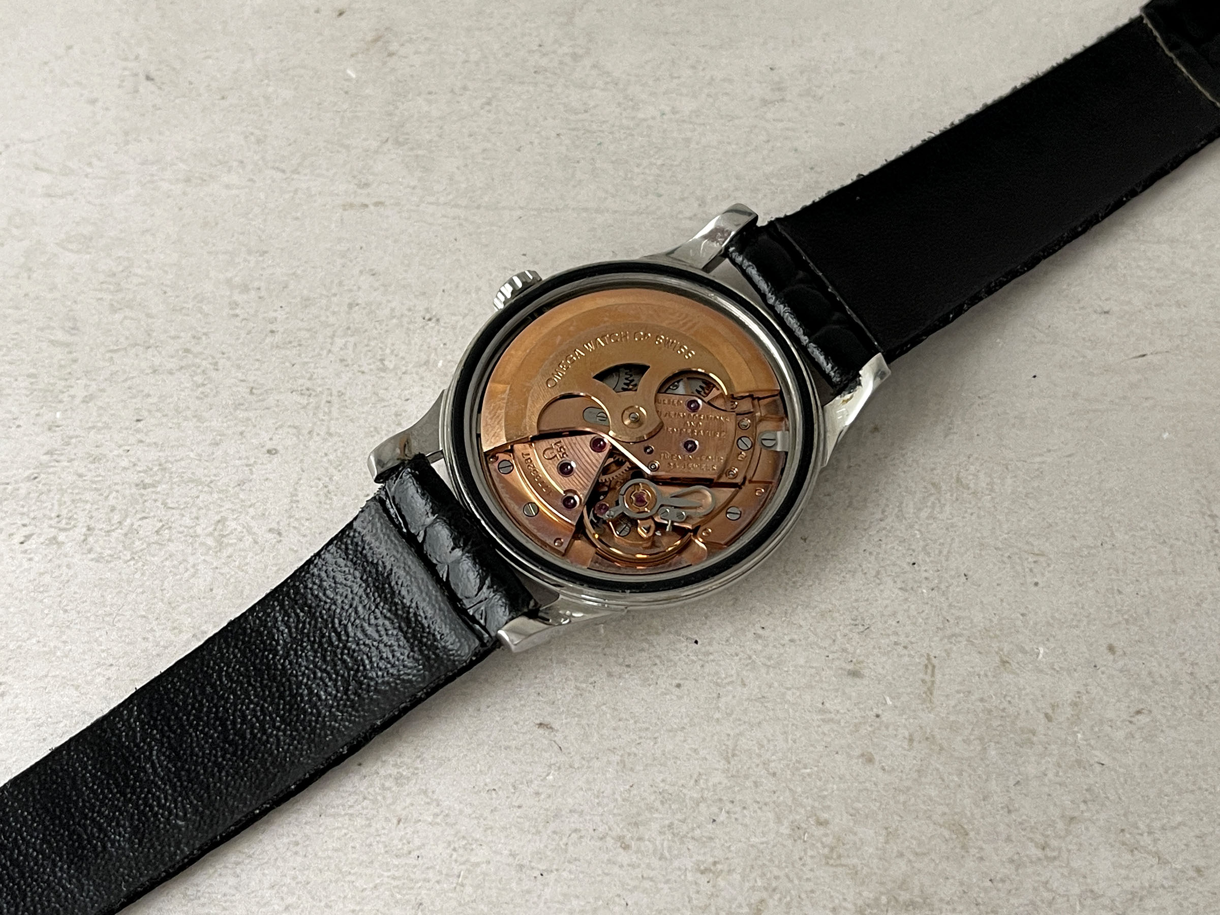 OMEGA CONSTELLATION "PIE PAN" 1960 - Reloj vintage suizo automático CHRONOMETER Cal. 551 Ref. 14381-8 *** EXCEPCIONAL ESFERA TROPICAL ***